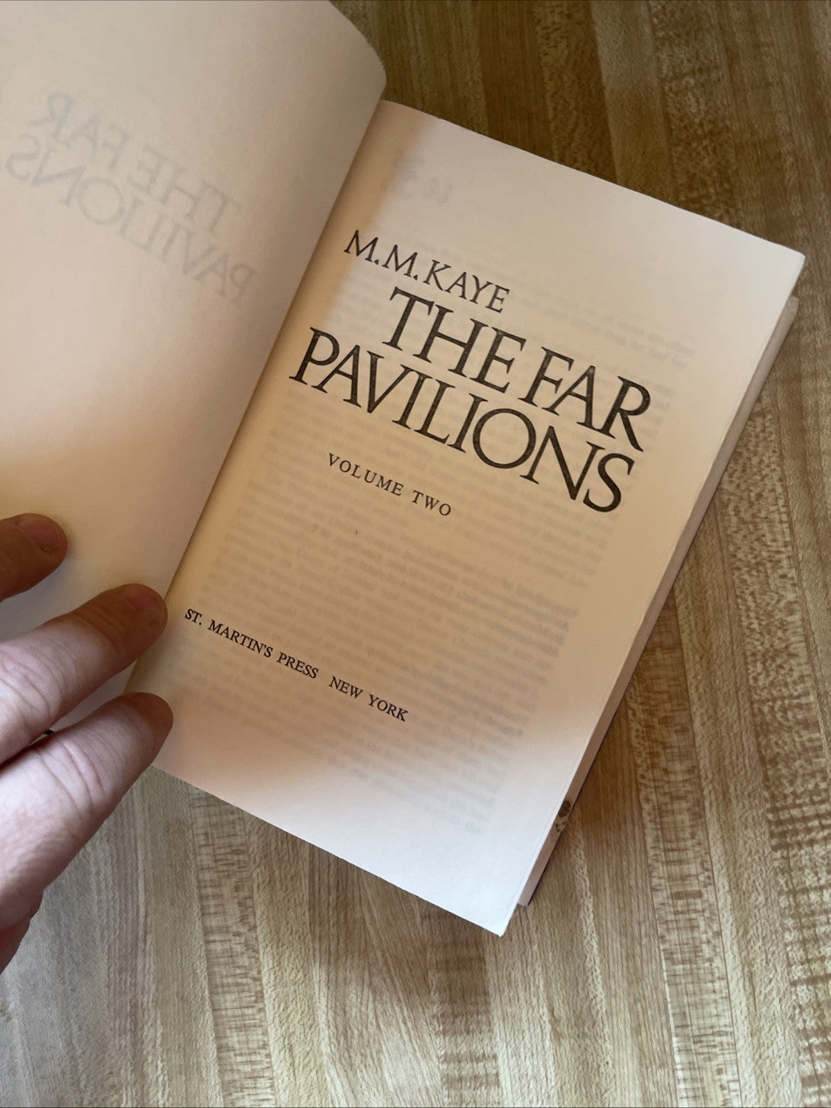 The Far Pavilions 1 &2 Hardcovers 