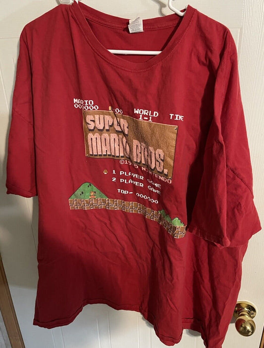 Super Mario Bros T Shirt 5XL 