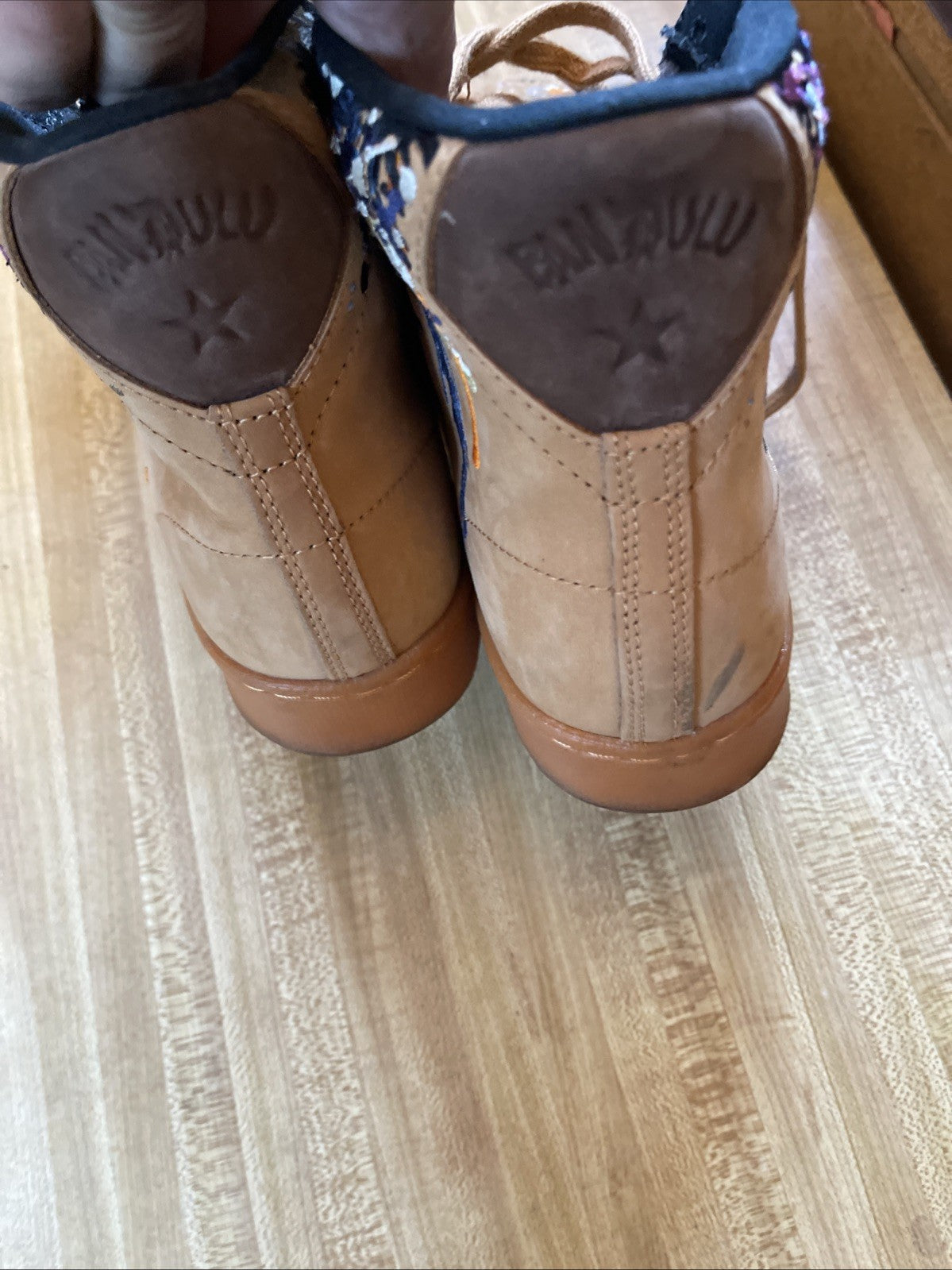 Converse All Star Banbulu Embroidered Pro Leather Shoes Size 12