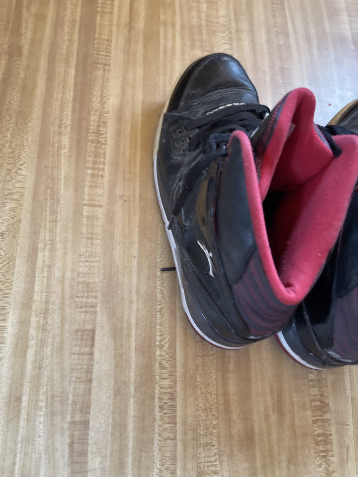 Nike Air Jordan SC-1-538698-012 Black/Gym Red/White Basketball Mens Shoes Size11