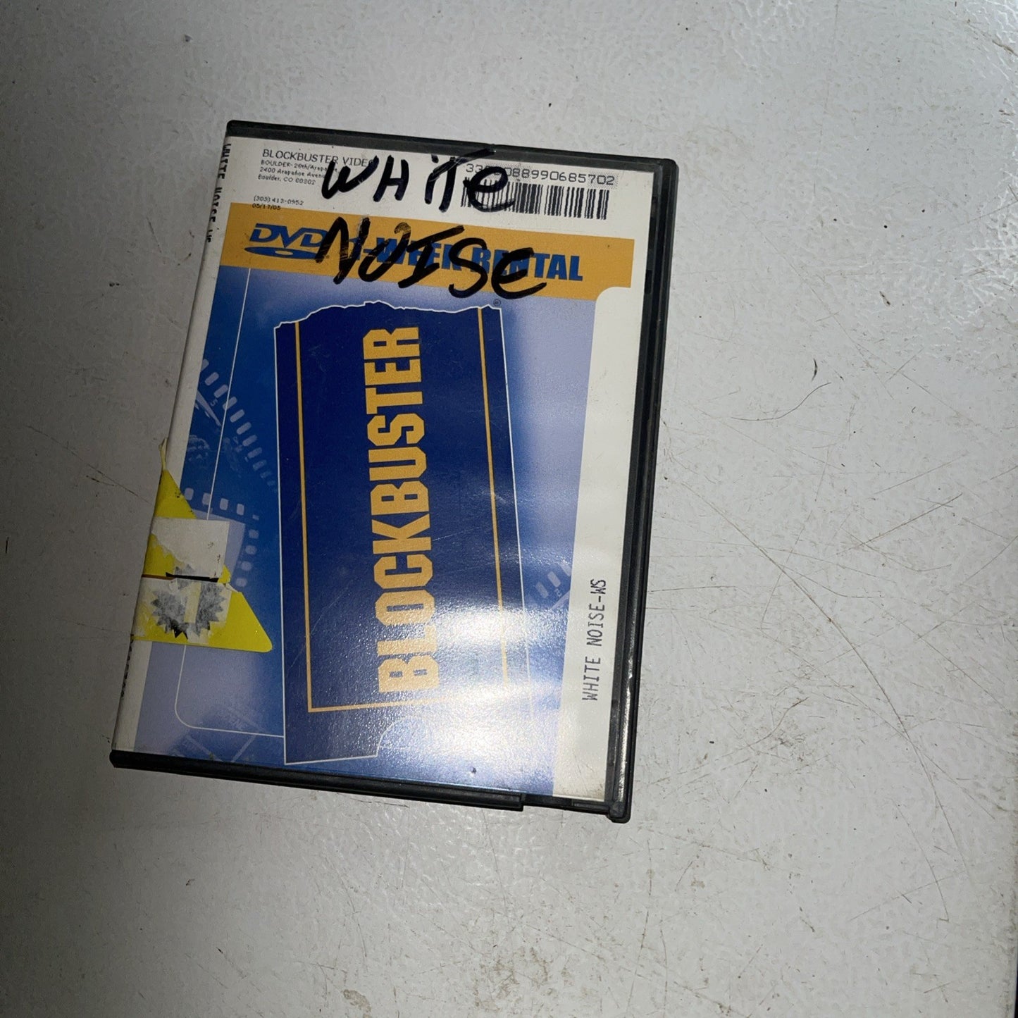 White Noise DVD In Blockbuster Case 