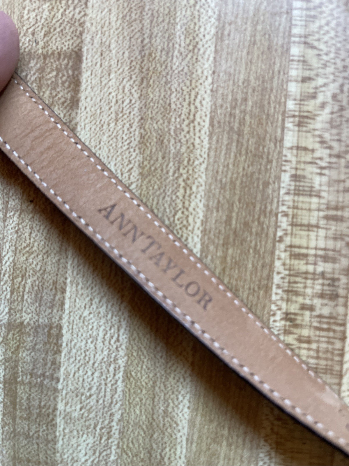 Ann Taylor Leather Belt Small 