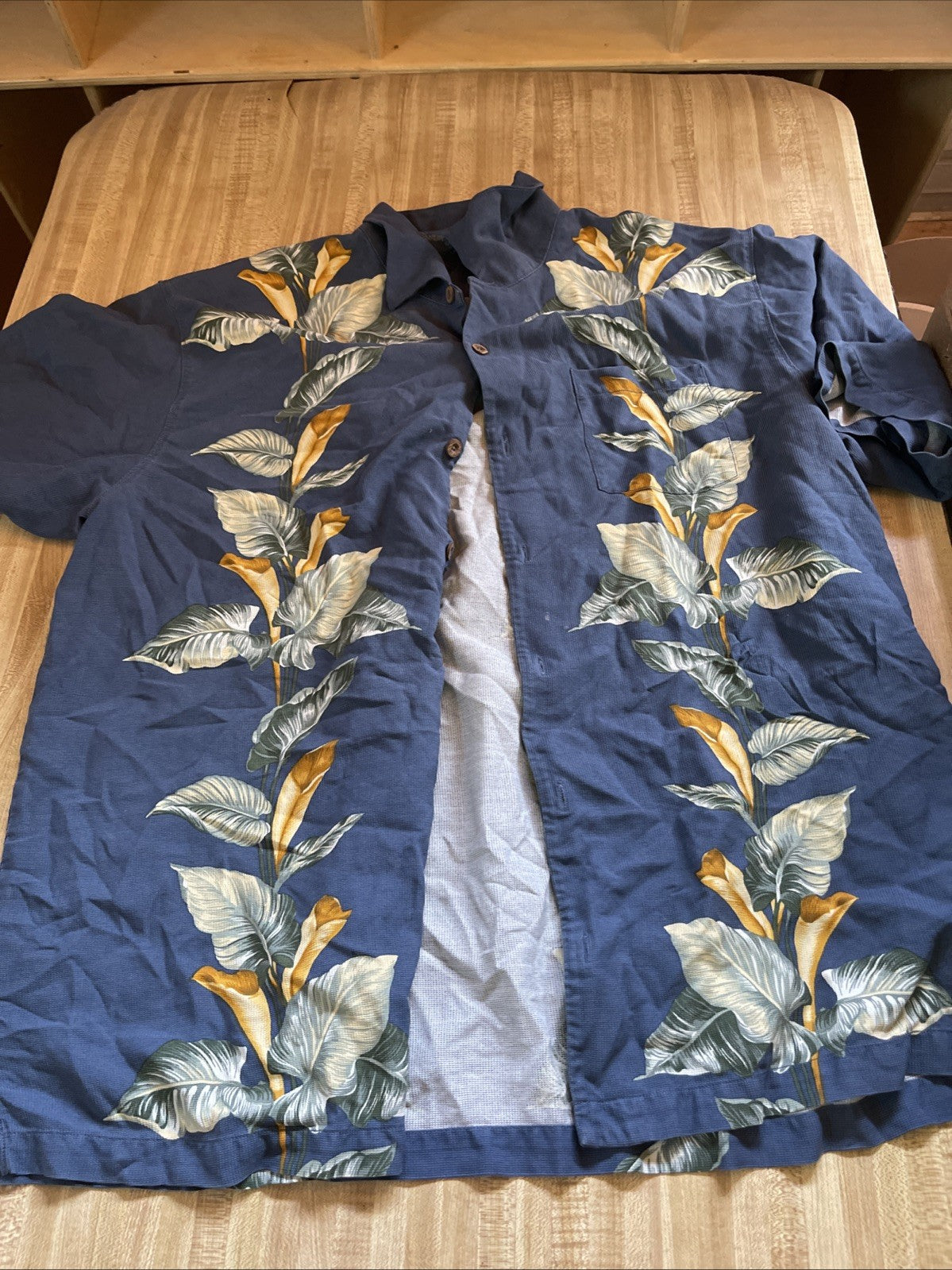 Tommy Bahama Silk Hawaiian Shirt XL