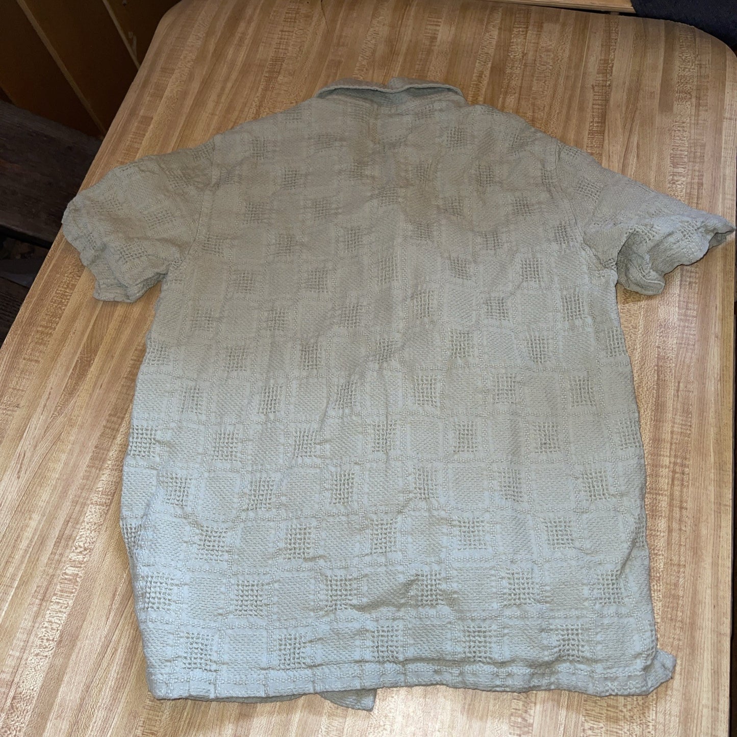 Folk Button Up Shirt Medium 