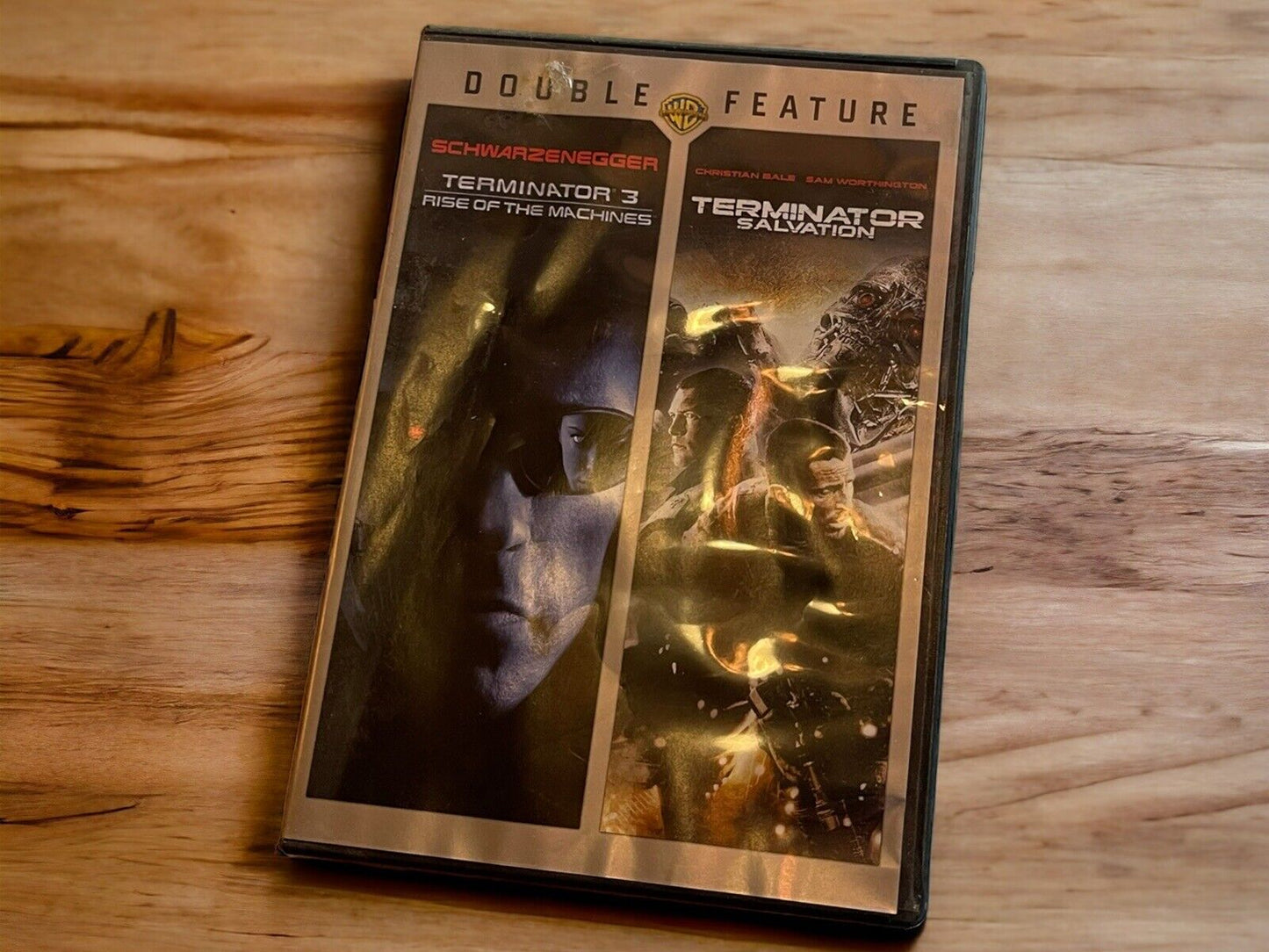 Terminator 3-Rise of the Machines + Salvation (2011, DVD) Arnold, Christian Bale