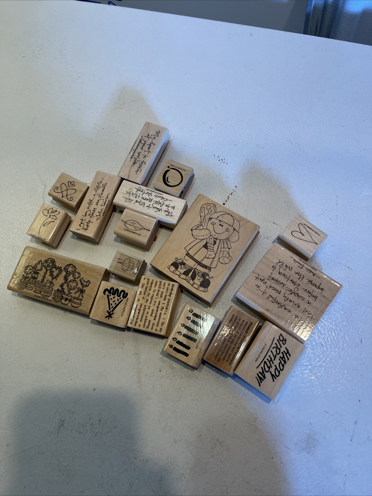 huge rubber stamp Collection lot