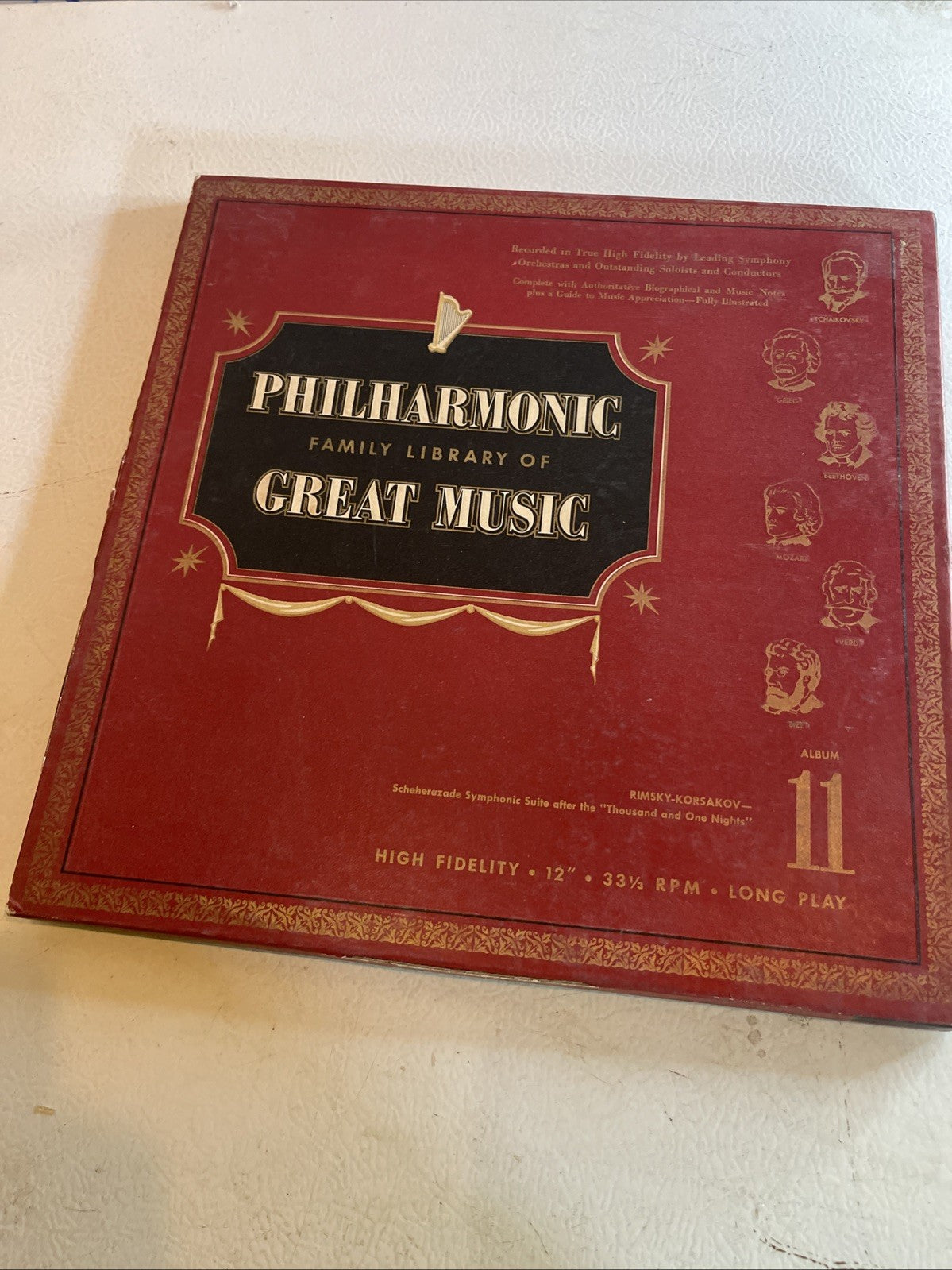 philharmonic family library of great music Vinyl Lot