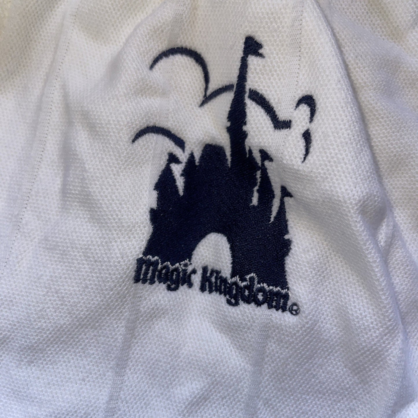 Vintage Walt Disney Magic Kingdom Polo Medium 