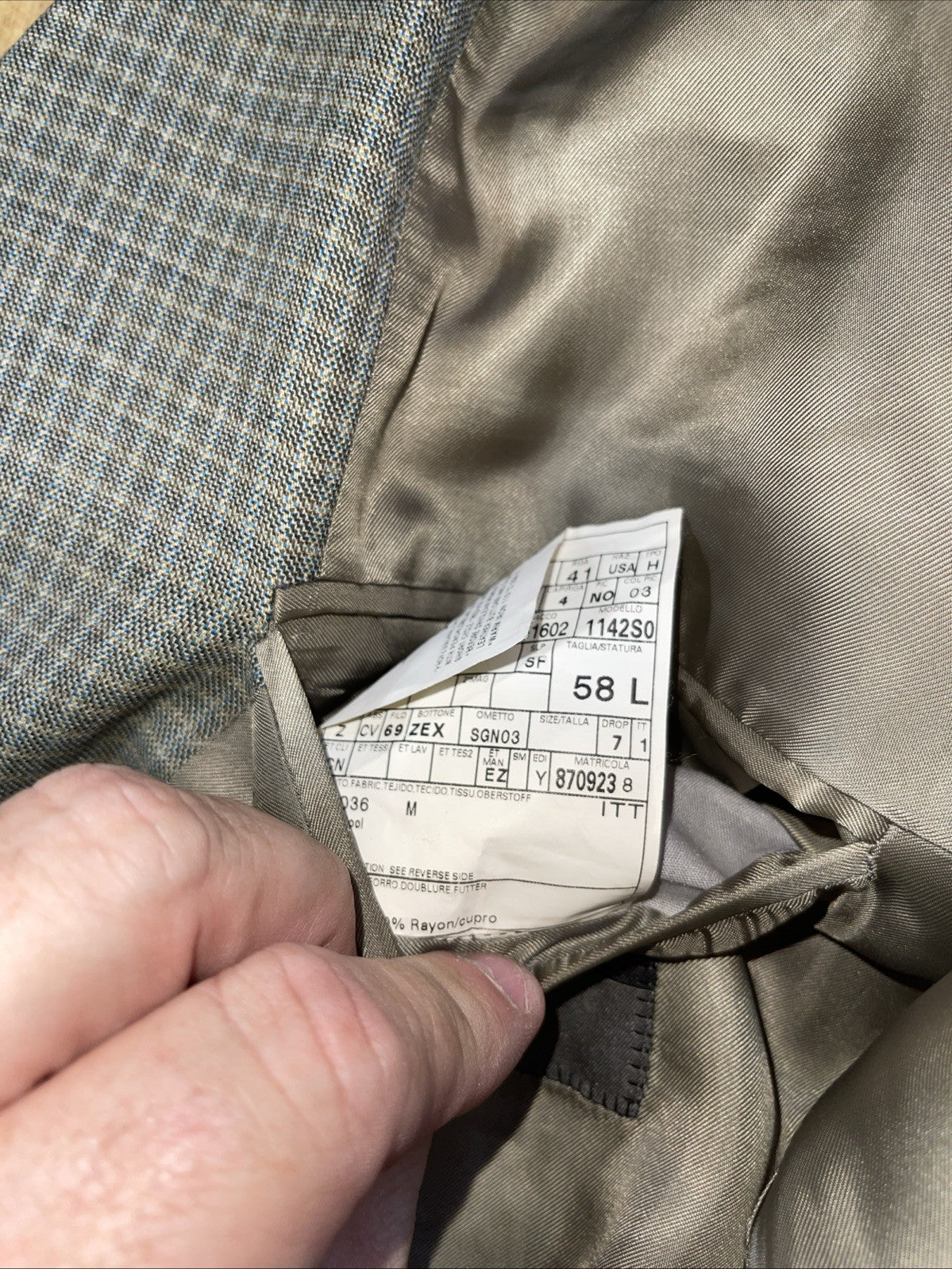 Ermenegildo Zegna Blazer 58L