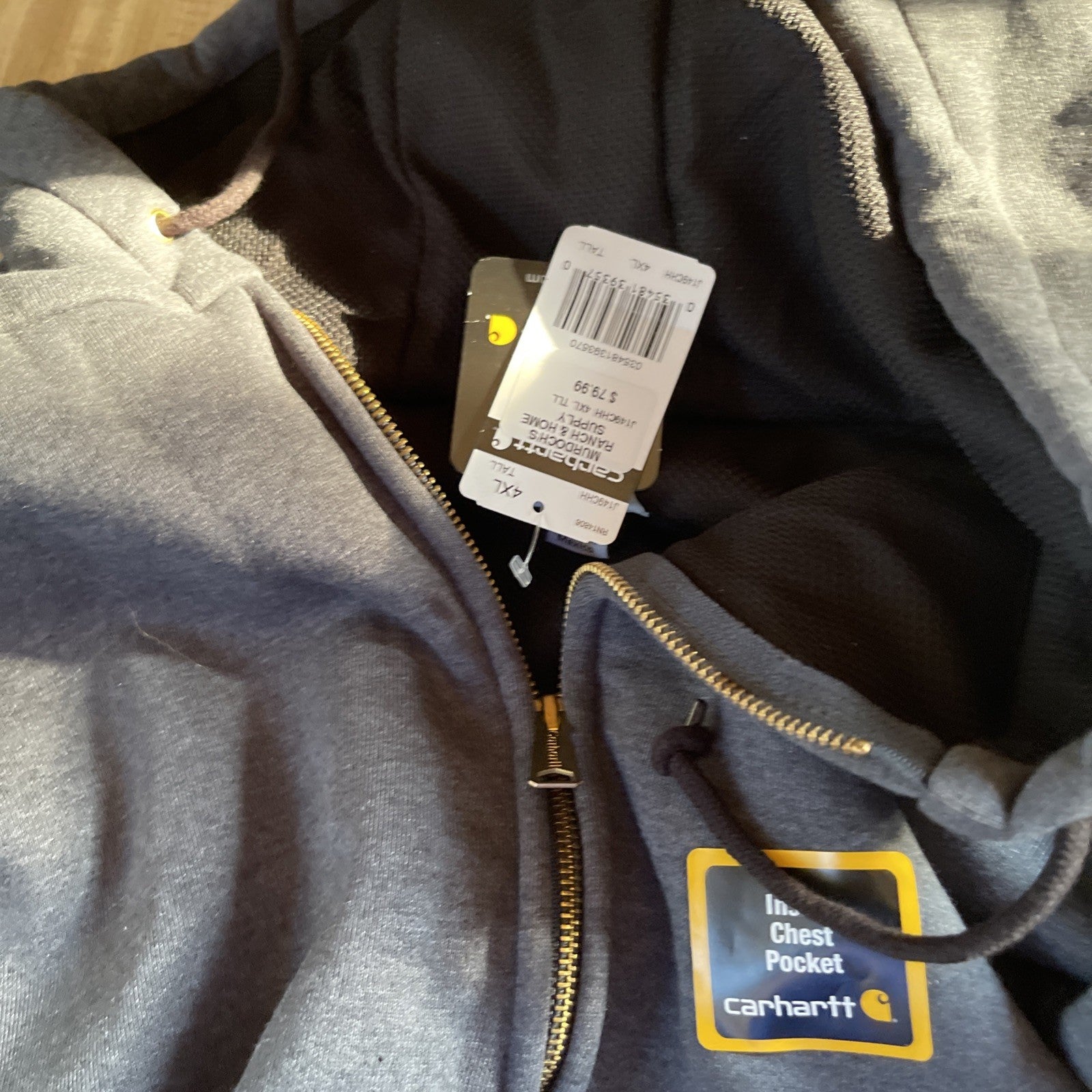 Deadstock Carhartt Thermal Lined Jacket 4XLT NWT 