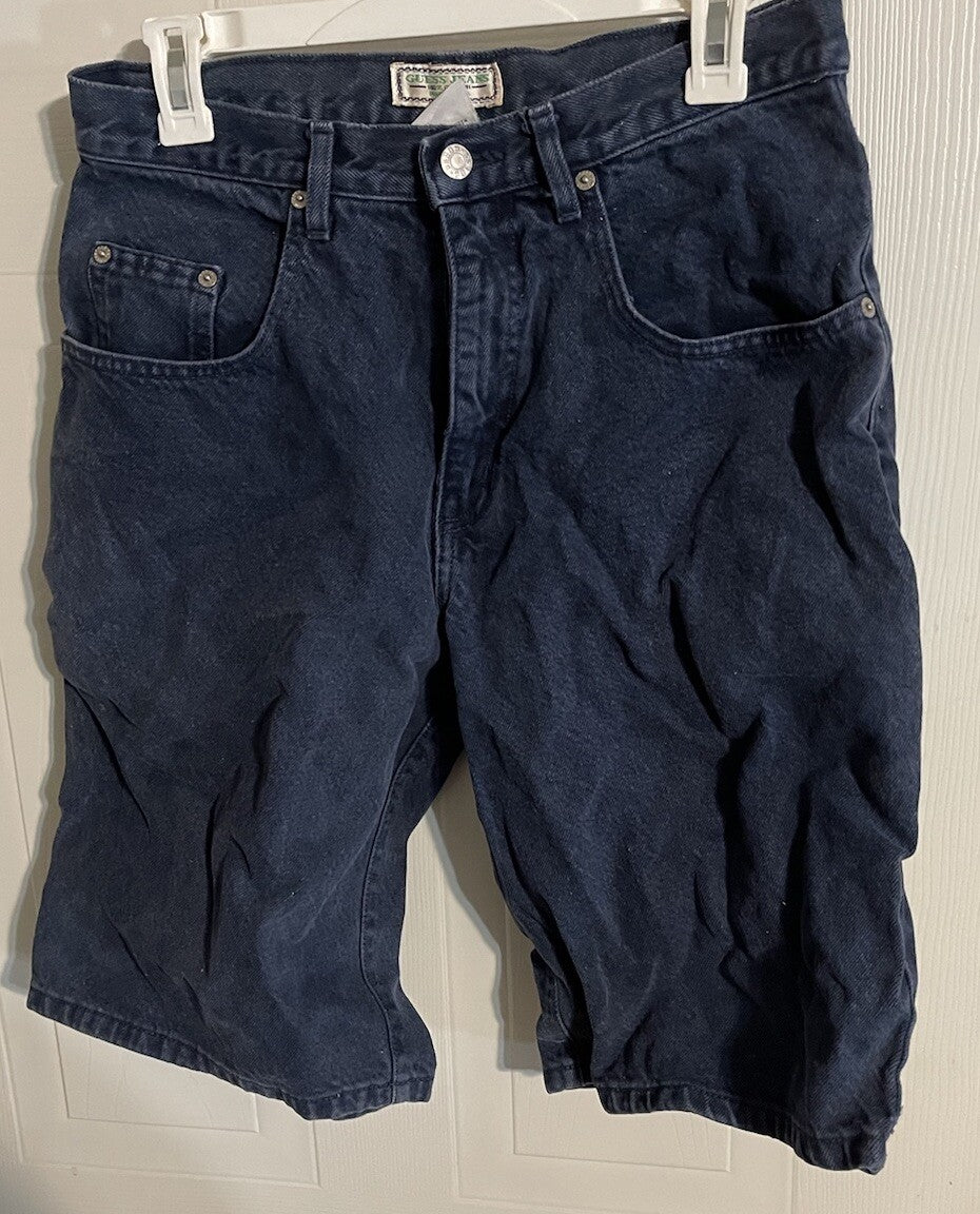 Guess Jorts 29 Vintage Made In USA White Label