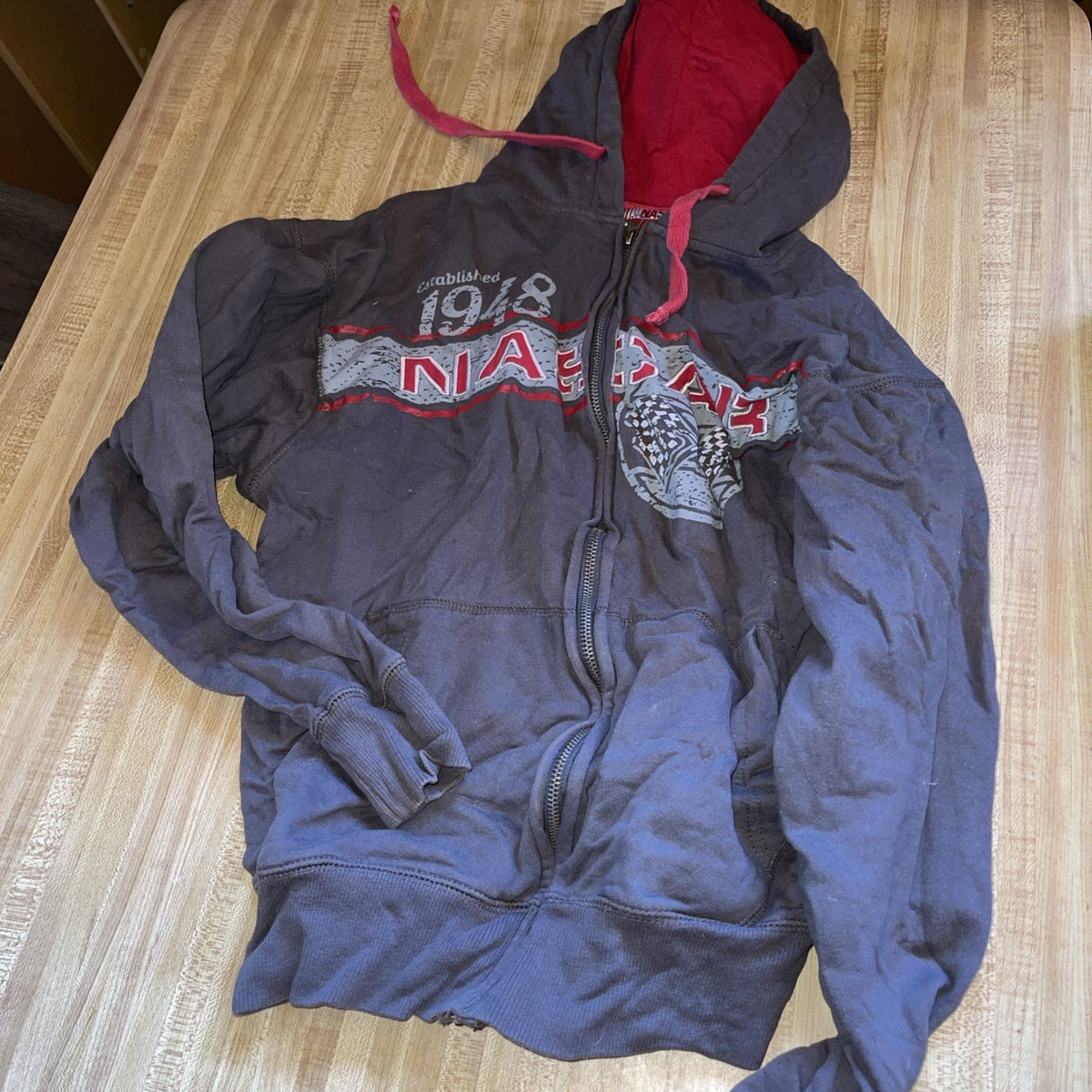 NASCAR Full Zip Hoodie Medium 