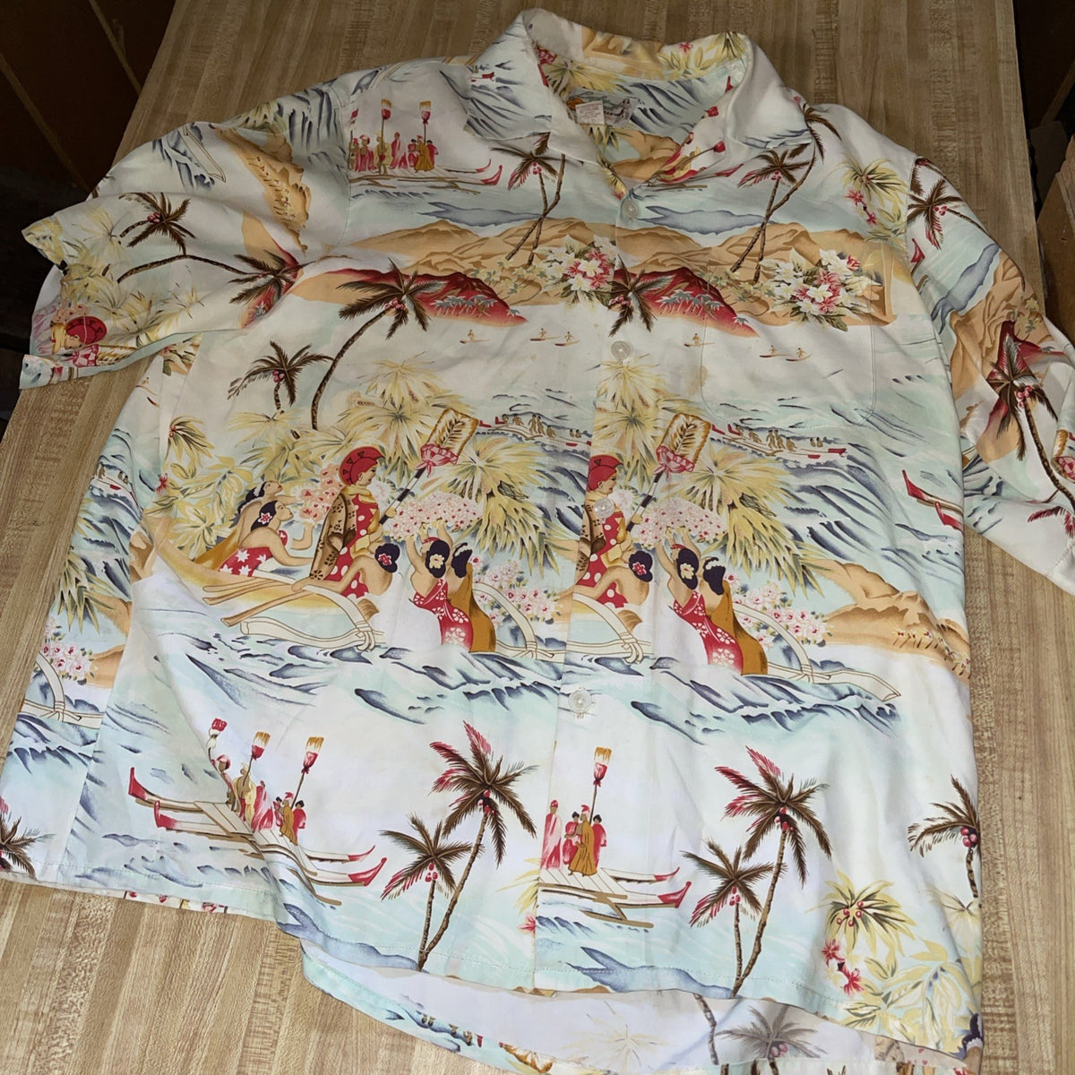 lucky beach hula wear Shirt XL