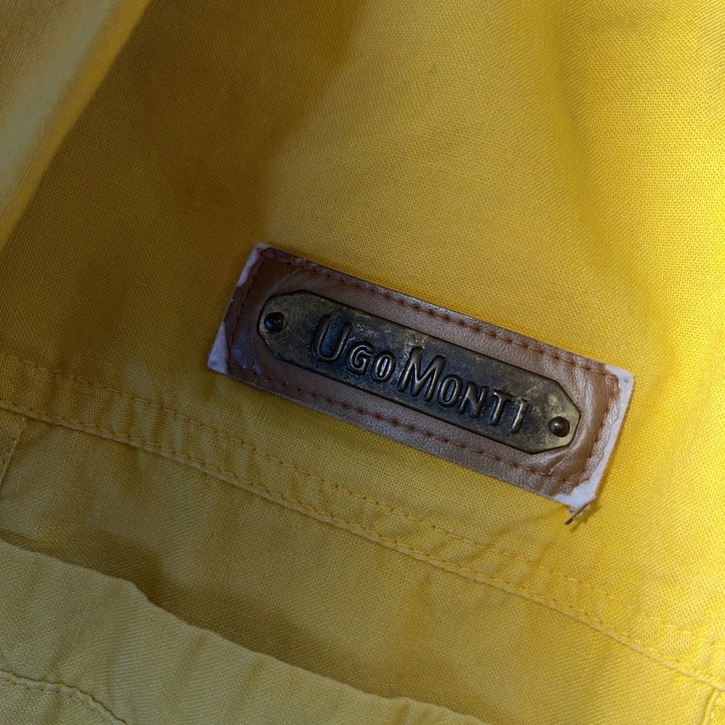 Vintage Ugo Monti Button Up Medium 