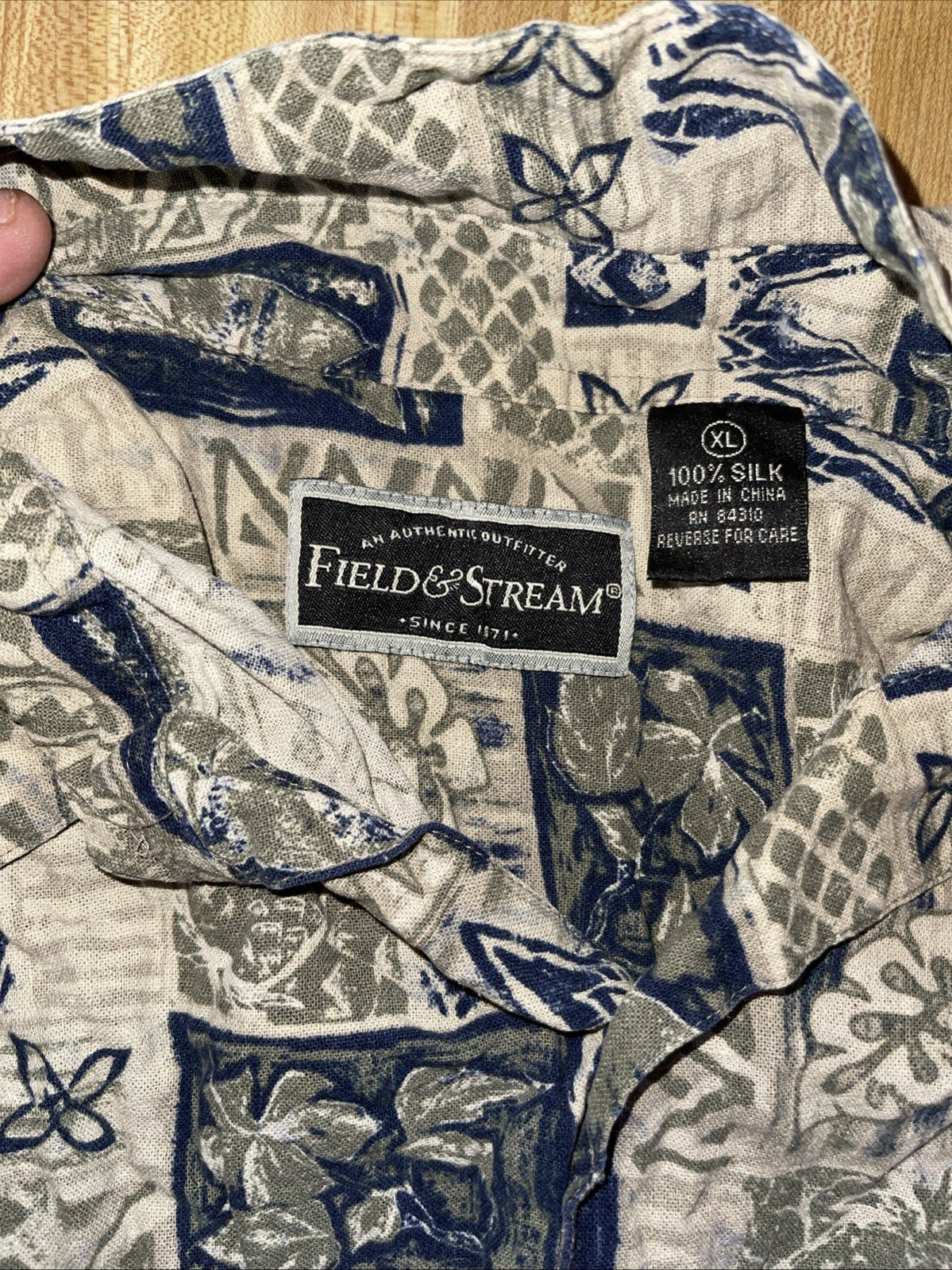 Field & Stream Silk Shirt XL