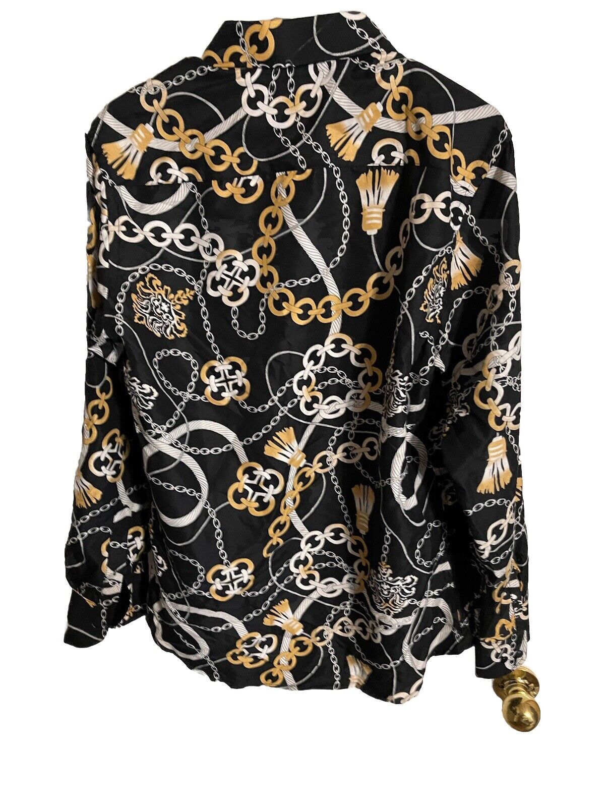 Silver Stone Button Up Shirt Large 
