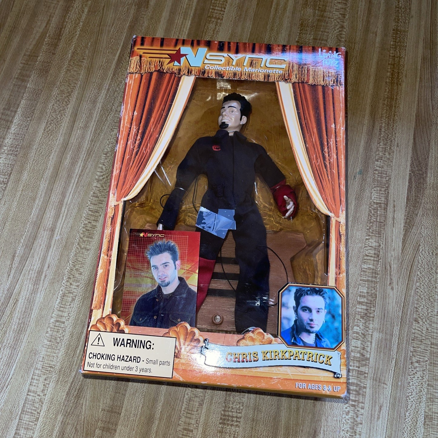 NSYNC Collectible Marionette String Puppet Doll 2000 Chris Kirkpatrick