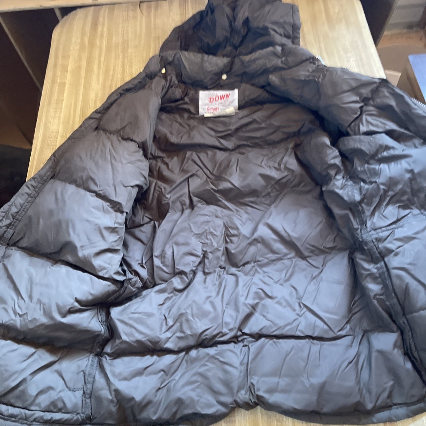 Vintage Schott Down Et Plume Coat Small 