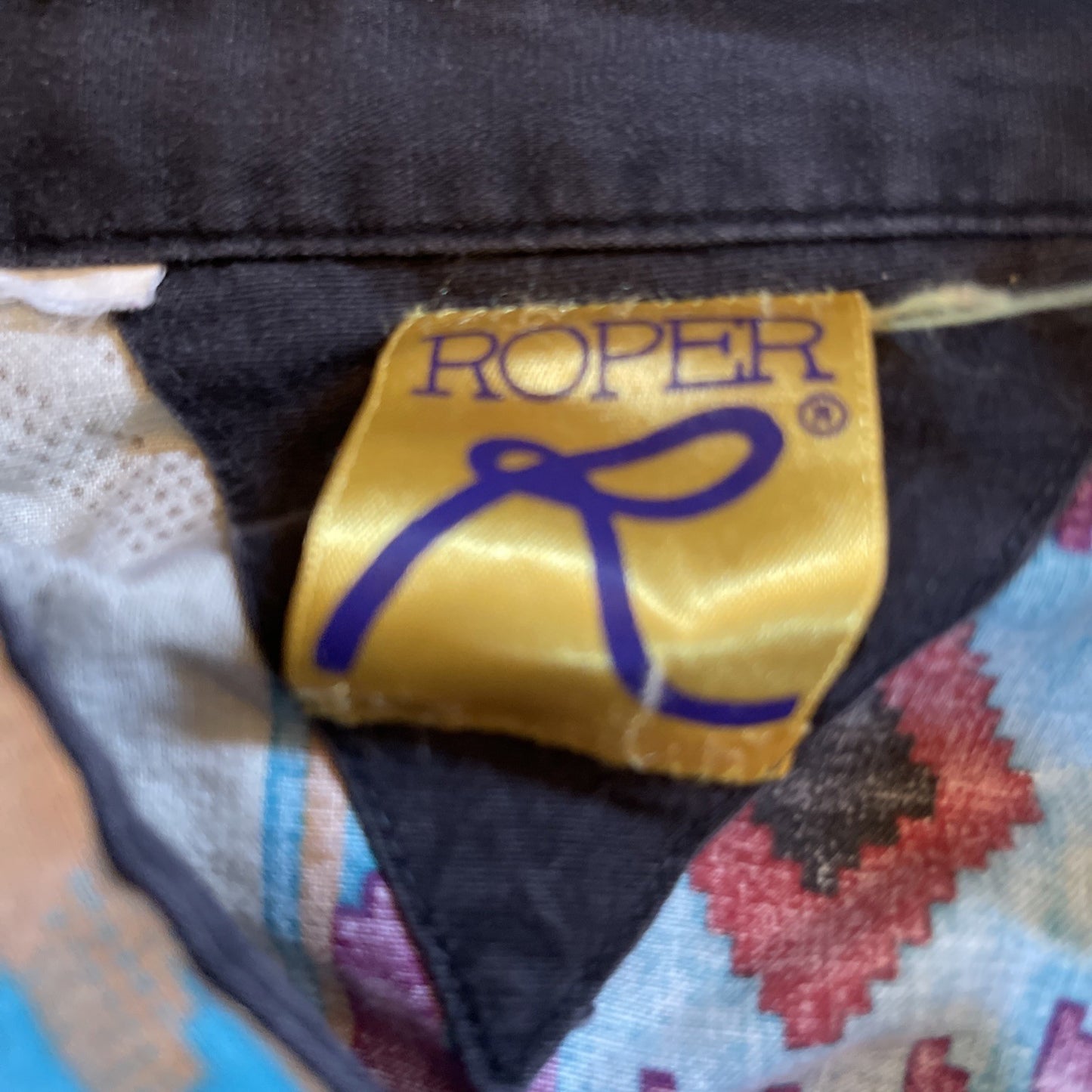 Roper Brushpopper XL Aztec Southwestern Print