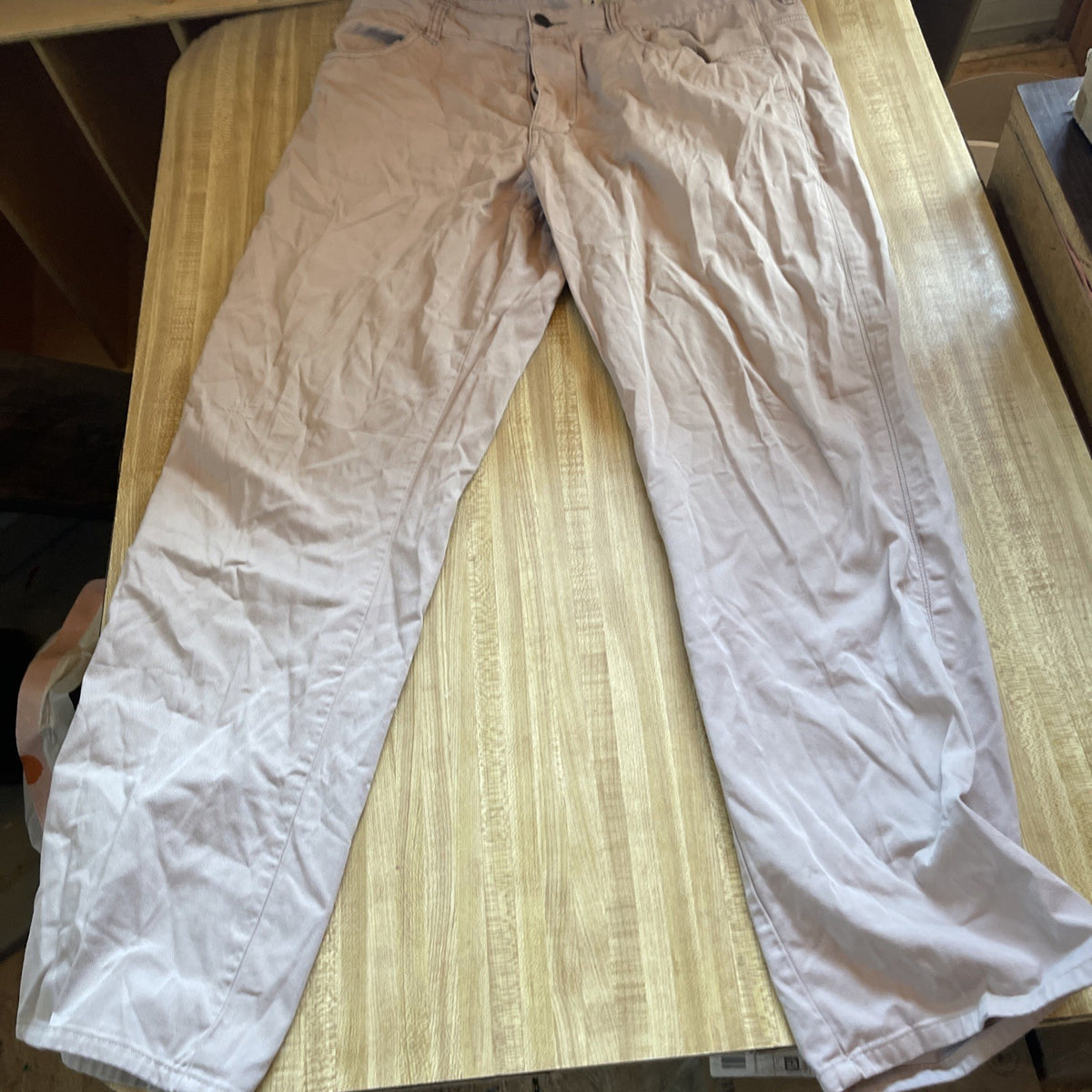 Johnnie O Pants 36/30 Front Right Pocket Busted Tag Says 35/34