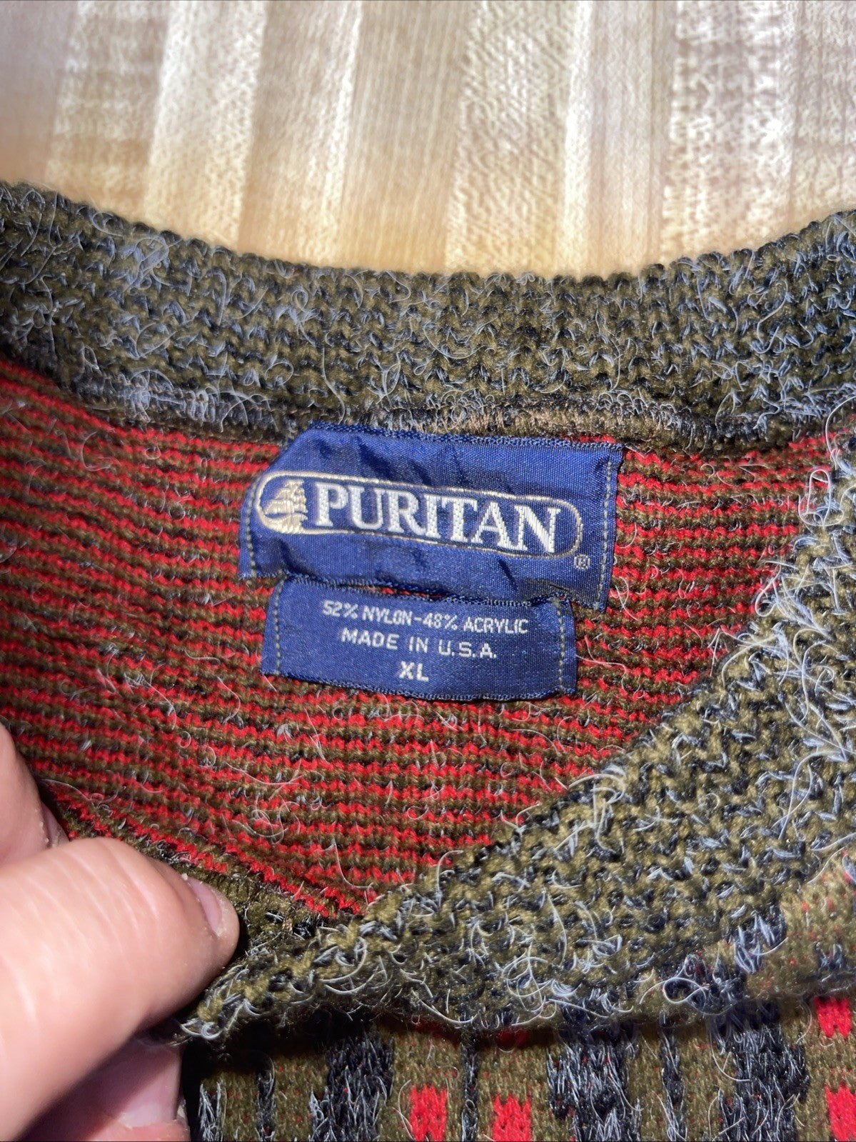 Vintage Puritan Sweater XL