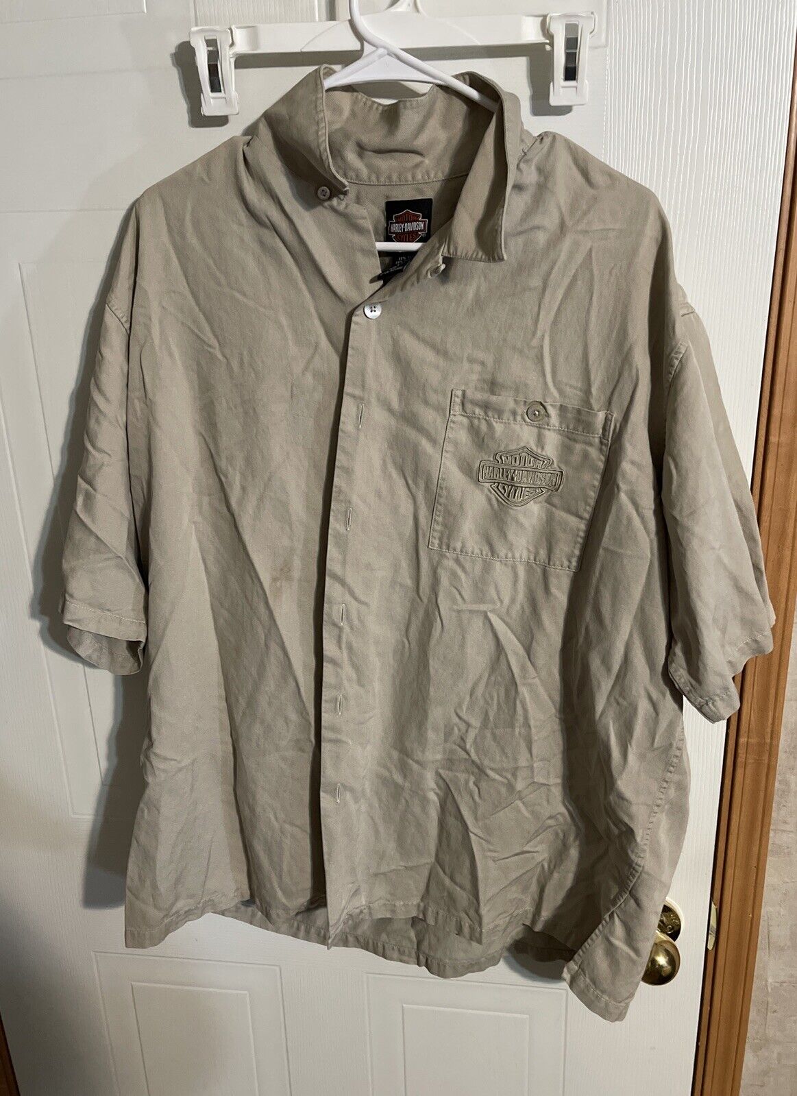 Harley Davidson Silk Blend Hawaiian Shirt 2XL 