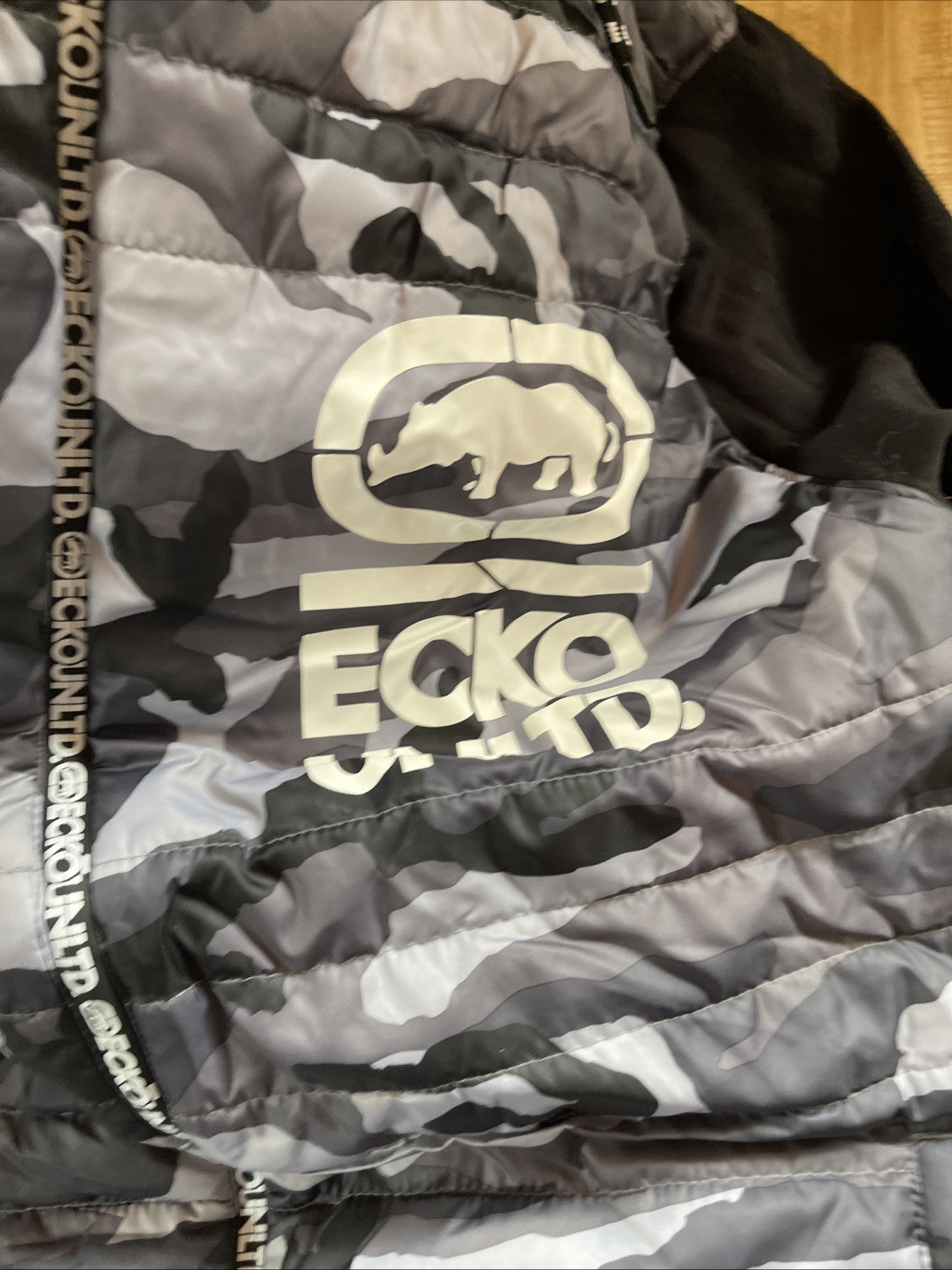 Ecko Unltd Puffer Jacket With Hoodie 5XL 