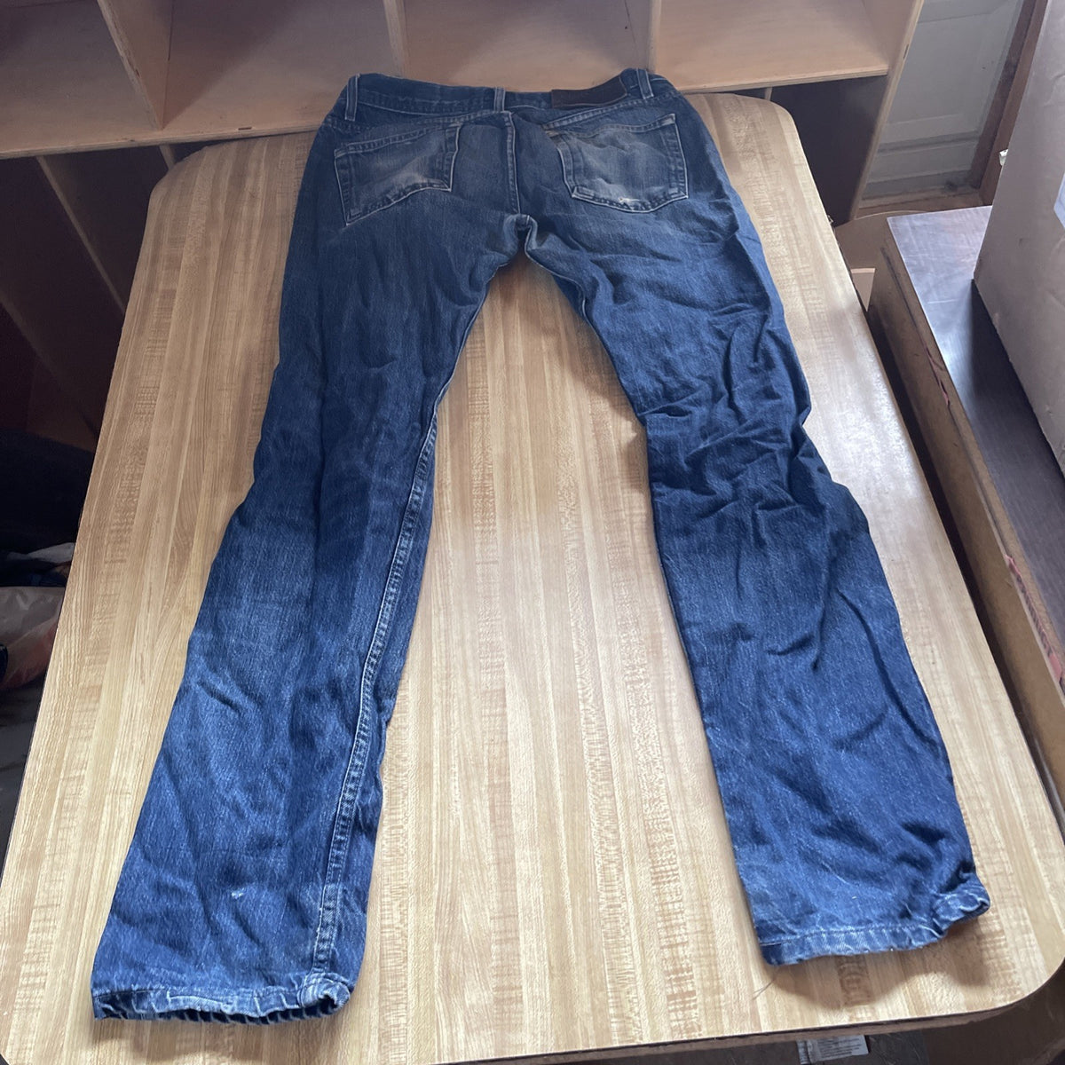 Naked & Famous Weird Guy Indigo Selvedge Jeans 30x30