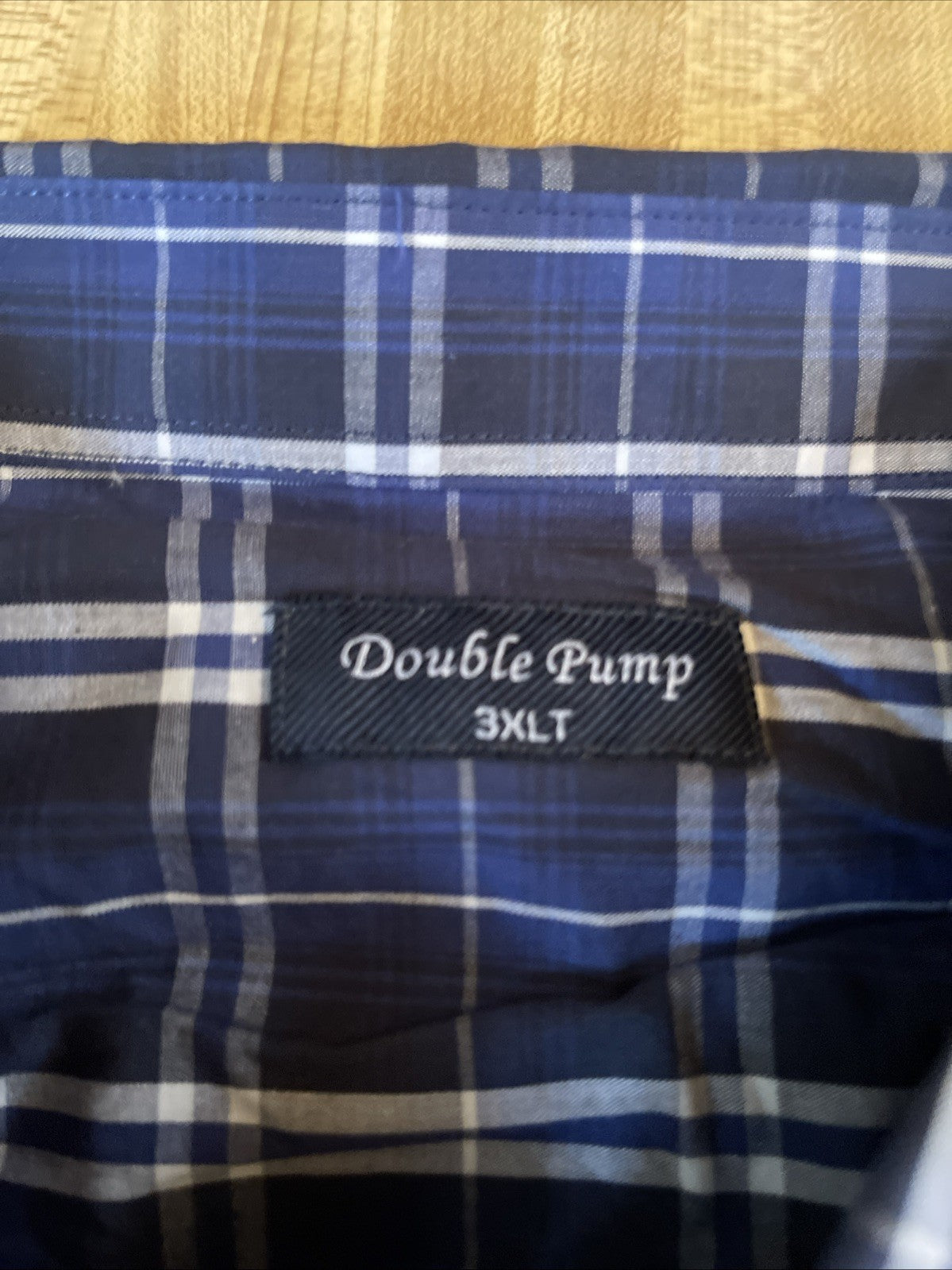 Double Pump Brand Button Down Shirt 3XLT NWT