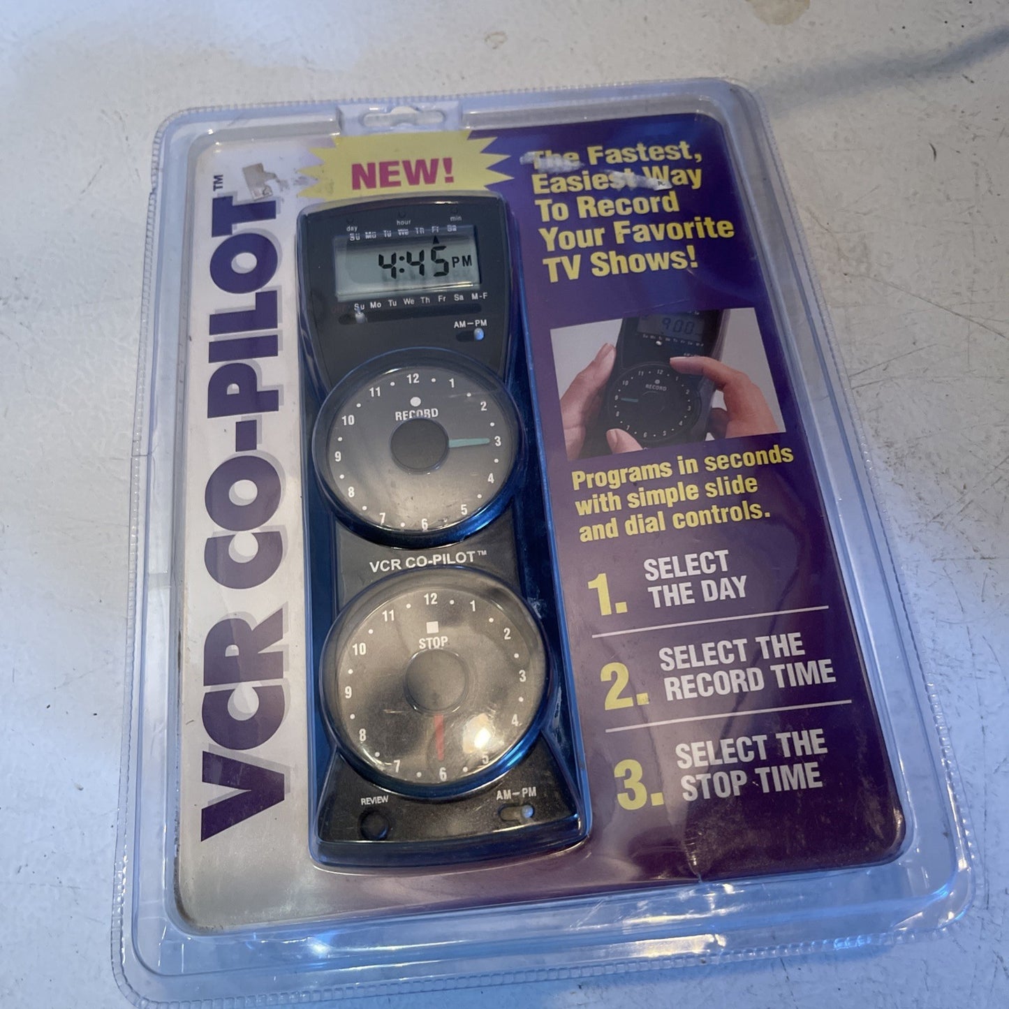 VCR CO-PILOT remote-control NWT programming Joseph Enterprises 1996
