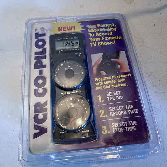 VCR CO-PILOT remote-control NWT programming Joseph Enterprises 1996