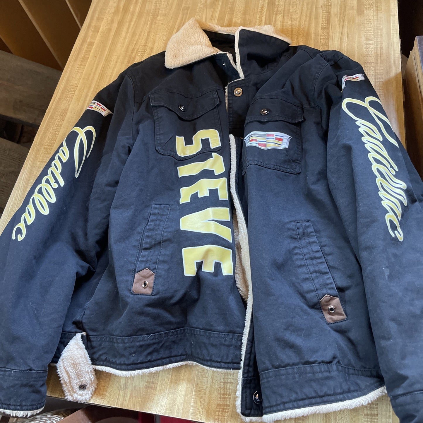 Cadillac Jacket 2XL Sherpa Lined