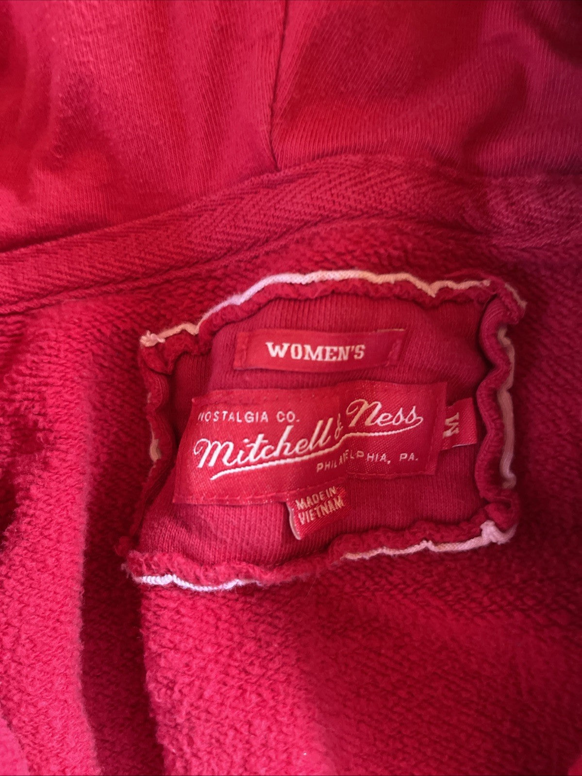 Mitchell And Ness Women’s New England Patriots Full Zip Hoodie Medium 