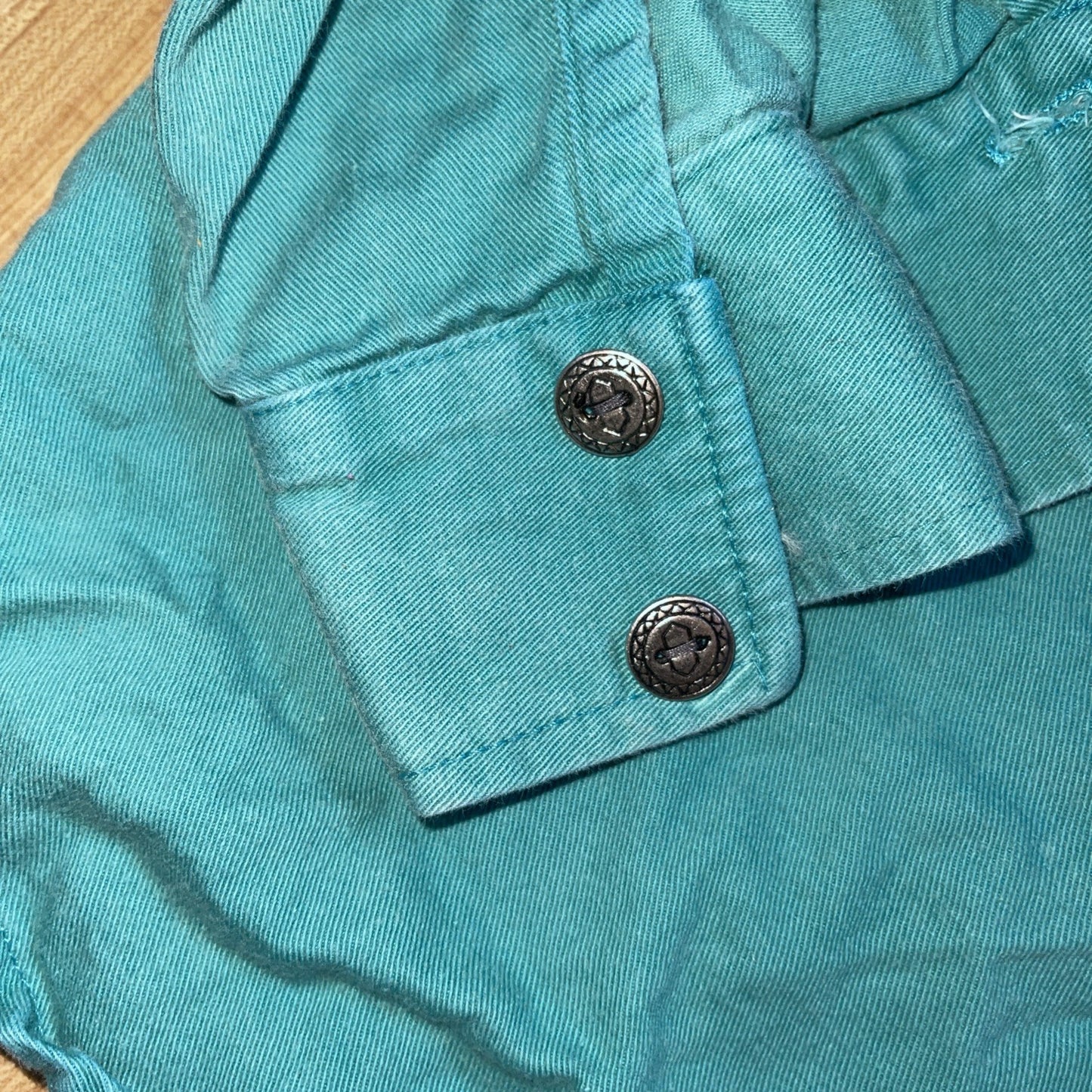Vintage Laredo Clothiers Gunfighter Cowboy Western Shirt Large Made In USA 