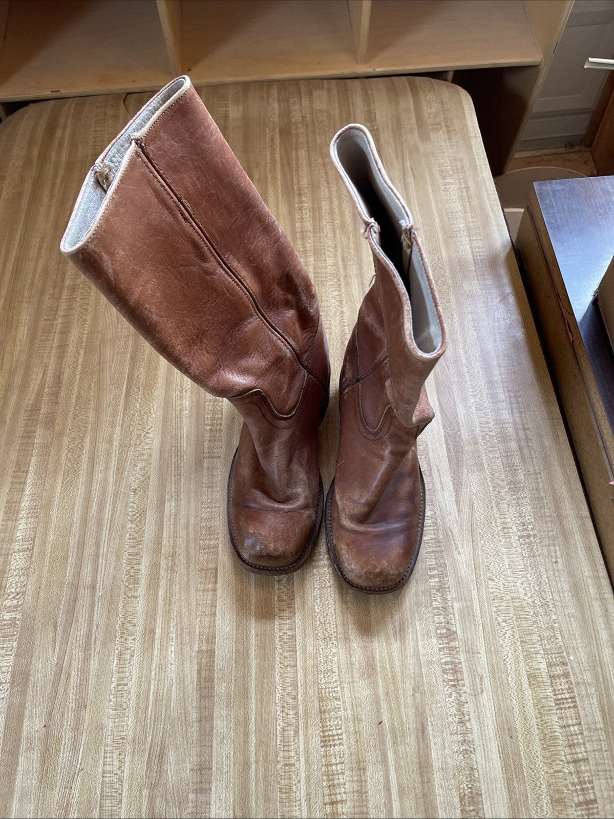 Vintage Frye Campus Boots Made In USA 7.5