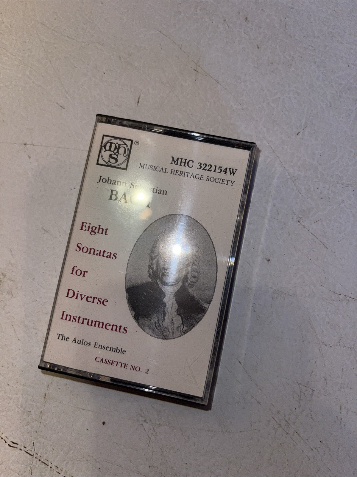 johann sebastian bach 8 Sonatas Cassette 