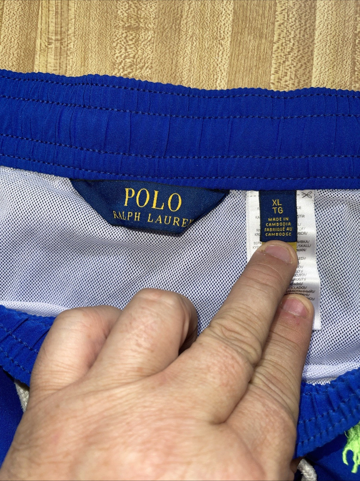 Polo Ralph Lauren Pony All Over Print Swim Trunks XL
