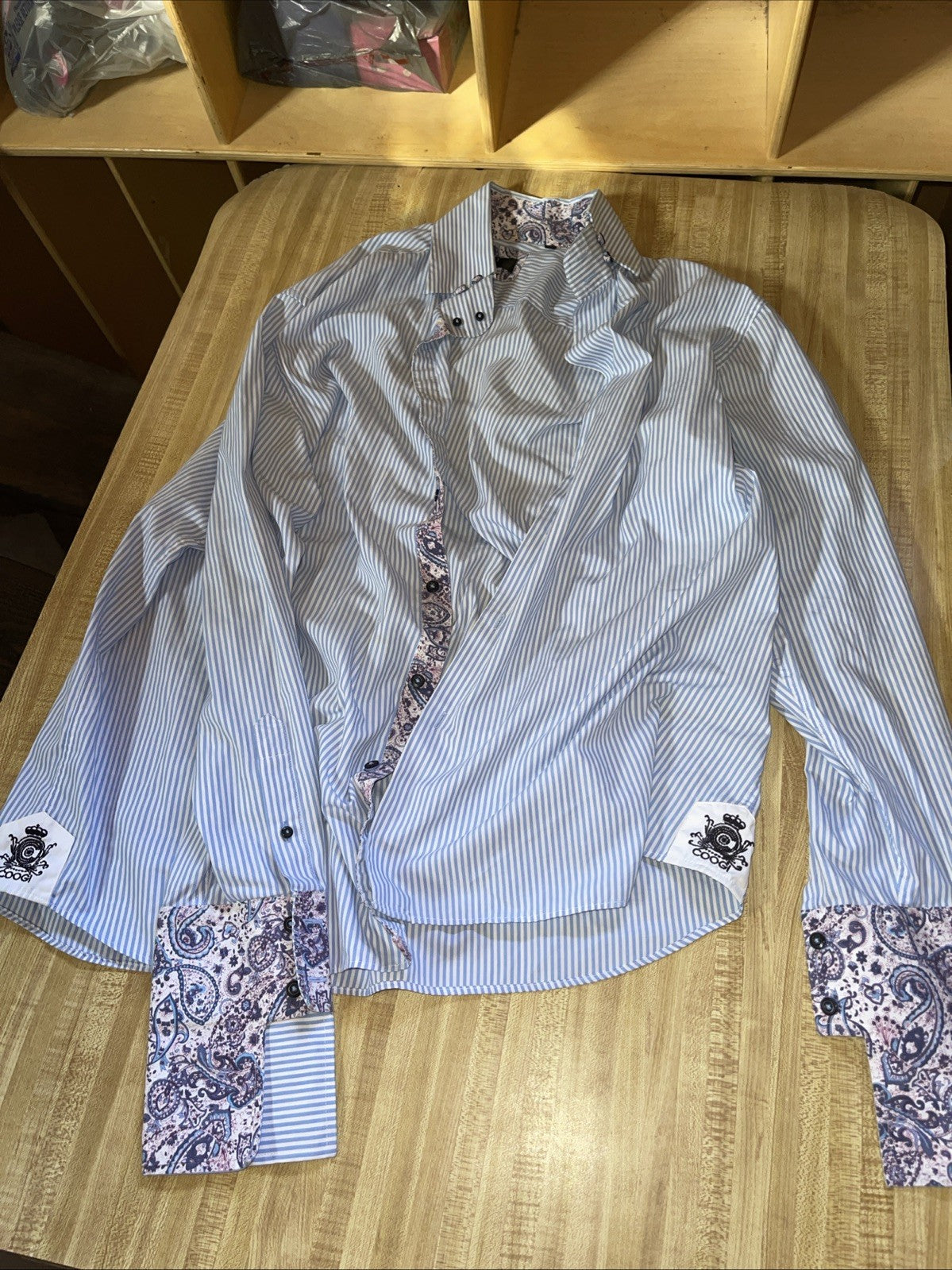 Coogi Luxe Dress Shirt XXL 