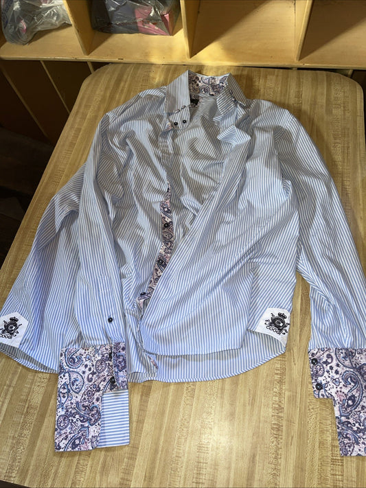 Coogi Luxe Dress Shirt XXL 