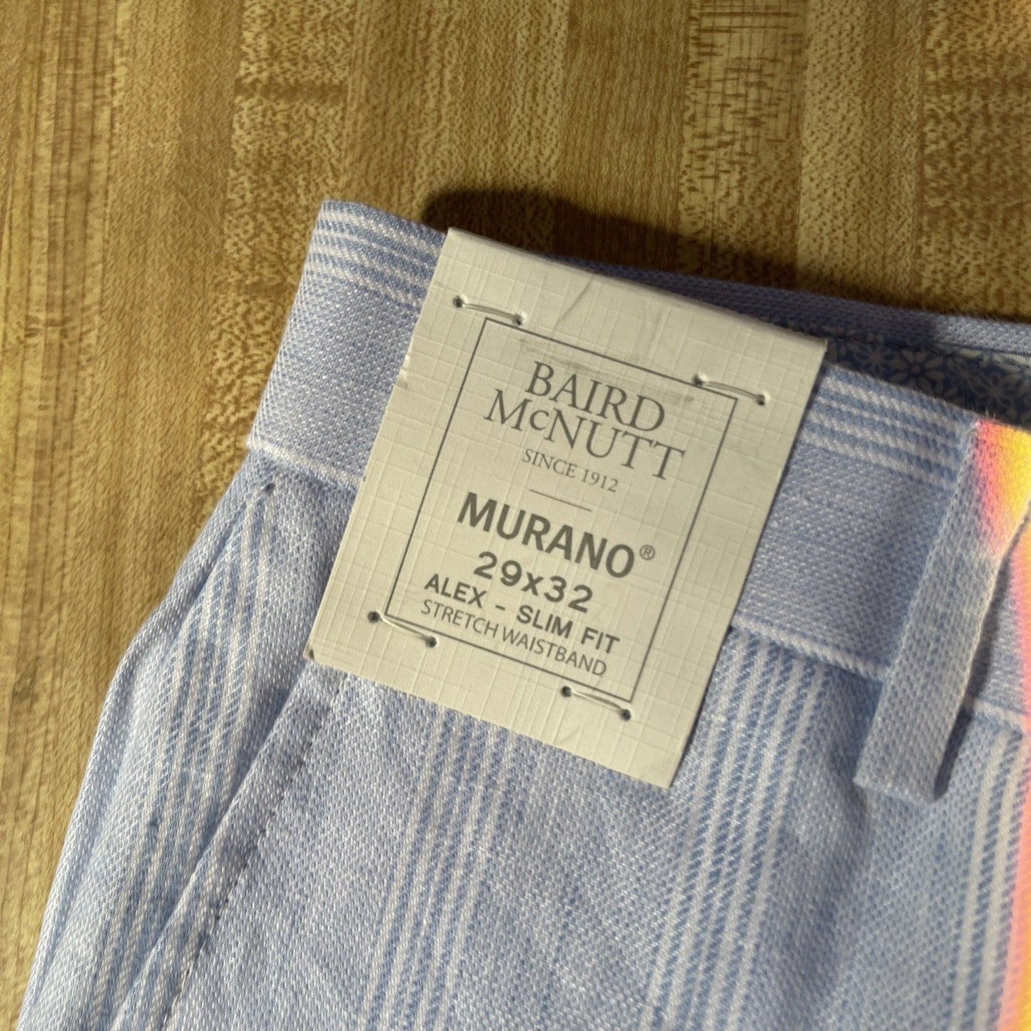 Baird Mcnutt Murano Pants 29/32 Alex Slim Fit