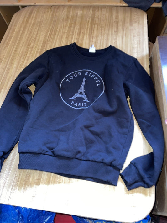 Tour Eiffel Paris Sweatshirt Small 