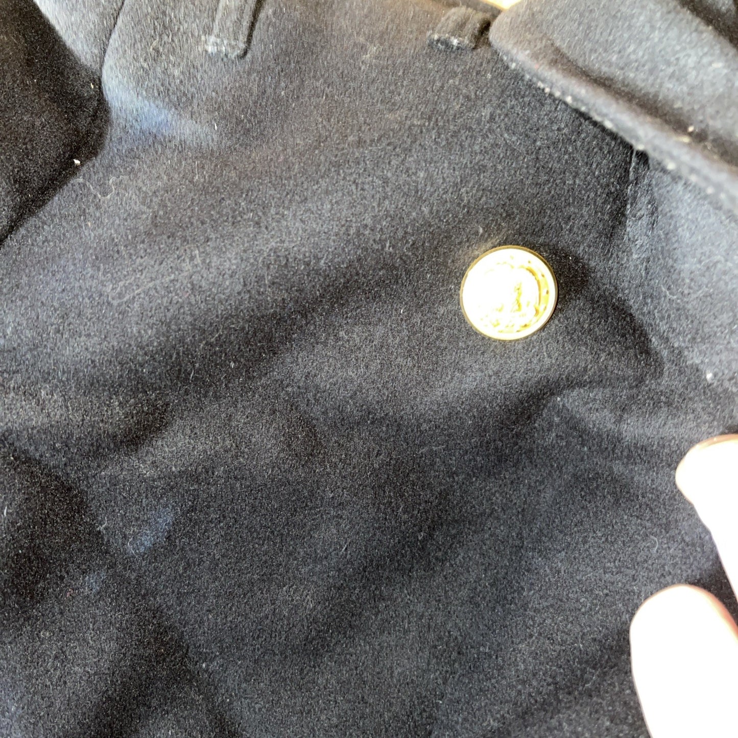 vintage military wool trench coat 39L