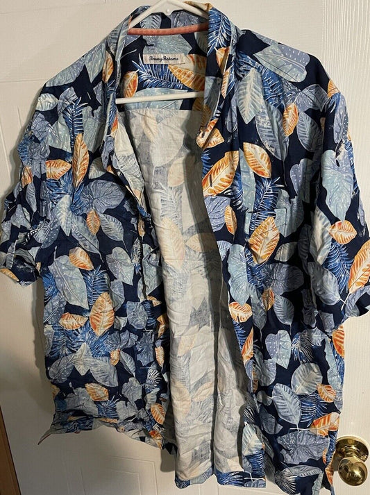 Tommy Bahama Silk Shirt XXL 