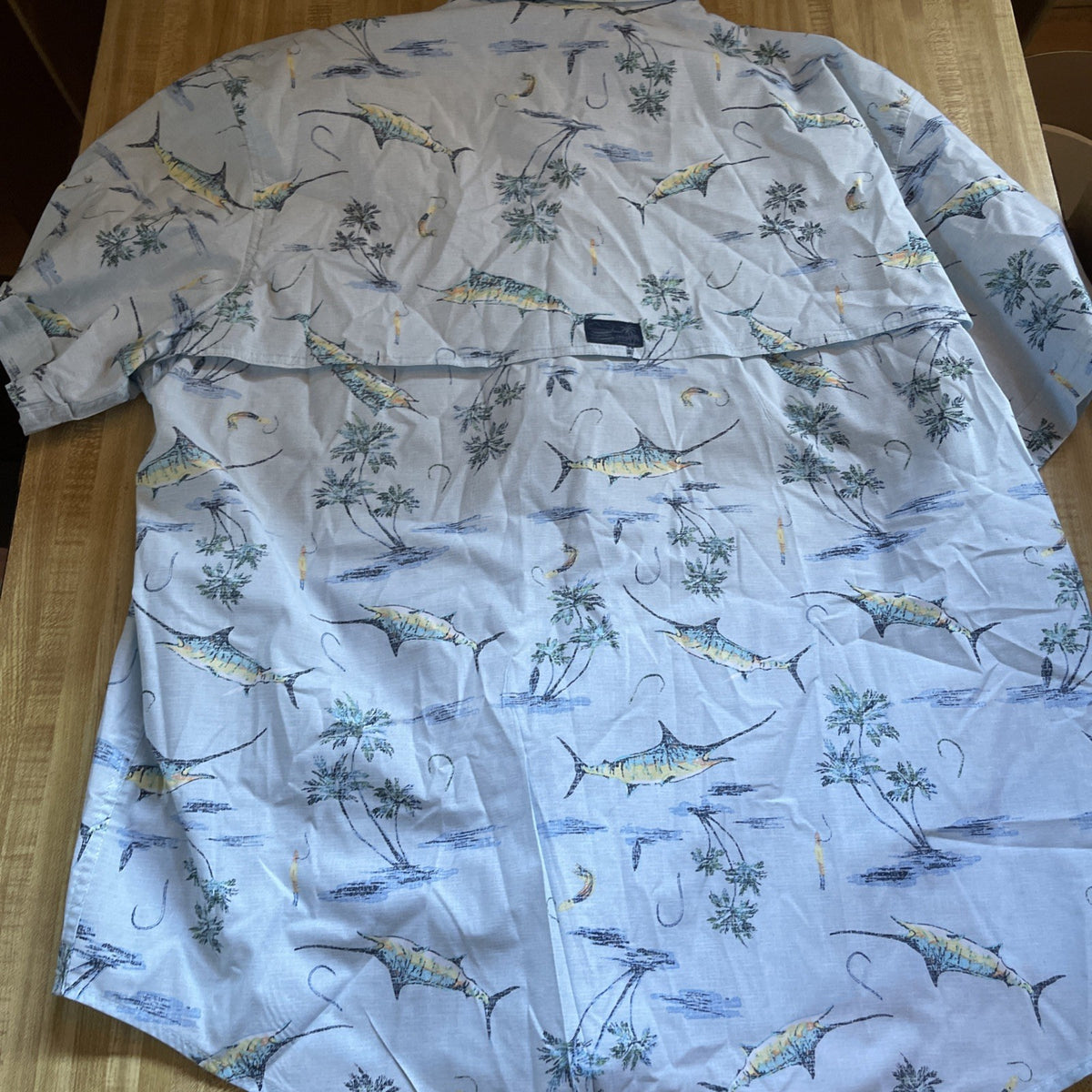 Izod Saltwater Vented Performance Shirt XXL 