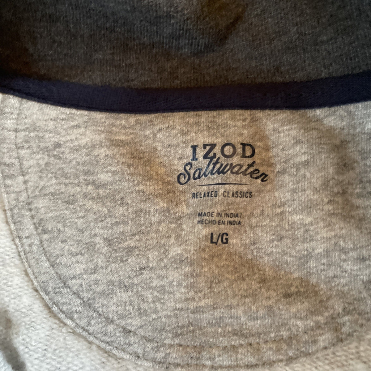 Izod Saltwater Rugby Polo Large 