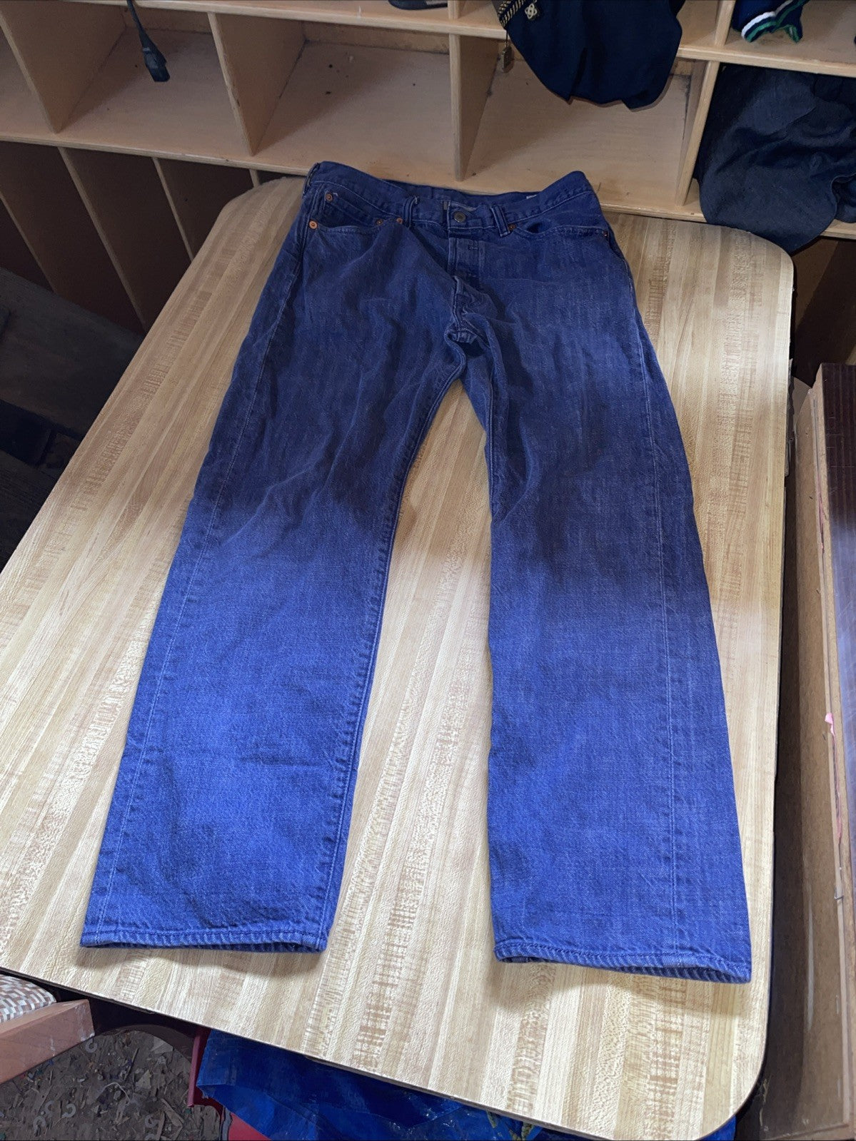 levis 501 white oak cone denim selvedge Tag Says 34/32 But They Measure 30/28