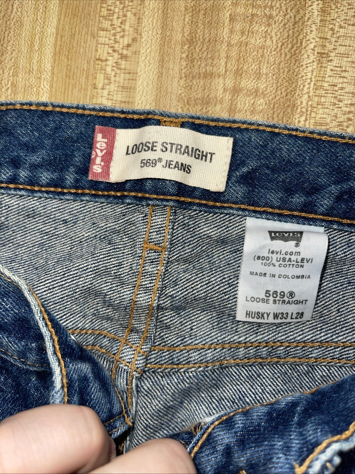 Levi’s 569 Jeans 33/28 Wide Leg