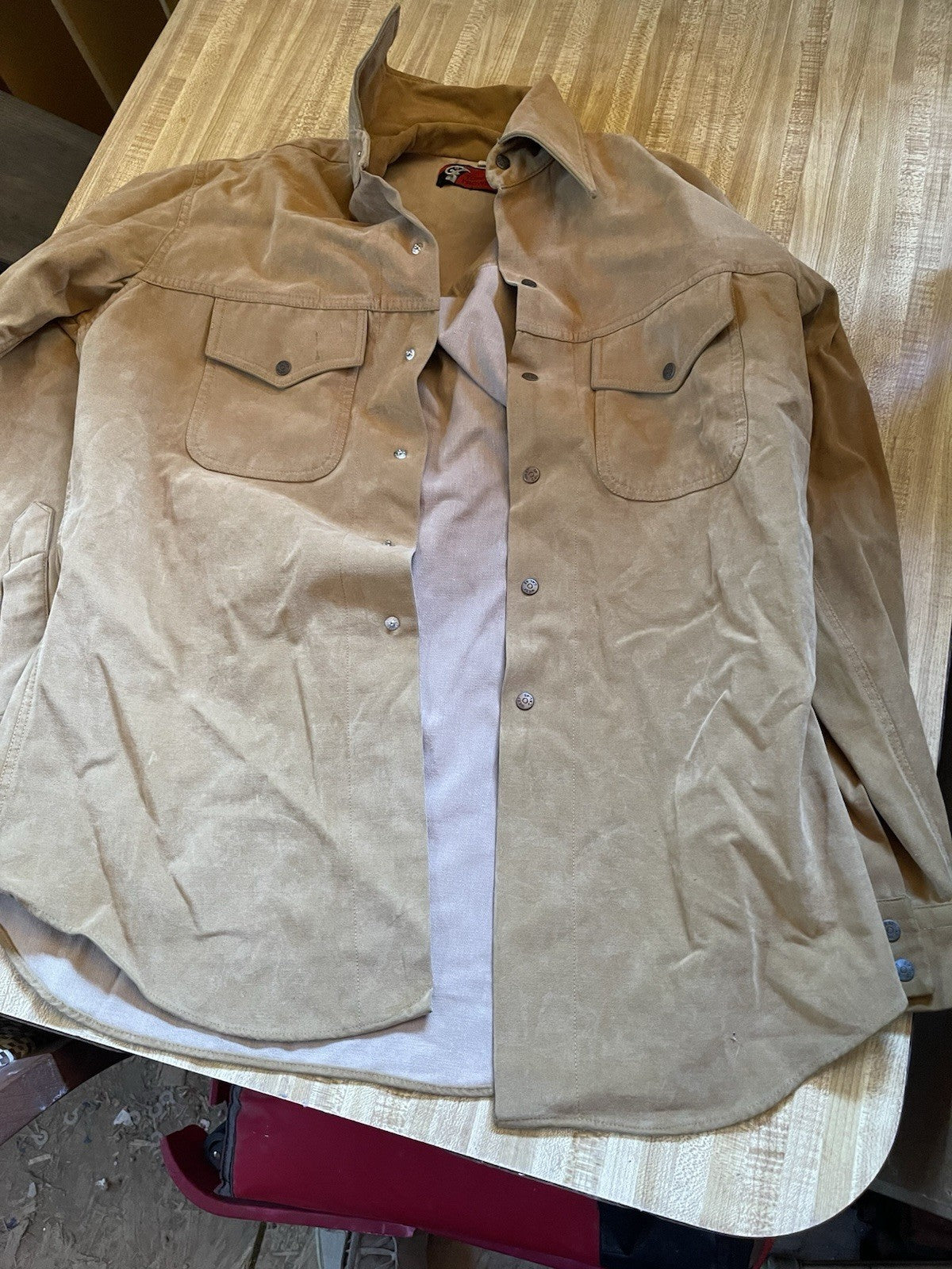 Vintage Topps & Trowsers Button Up Medium 