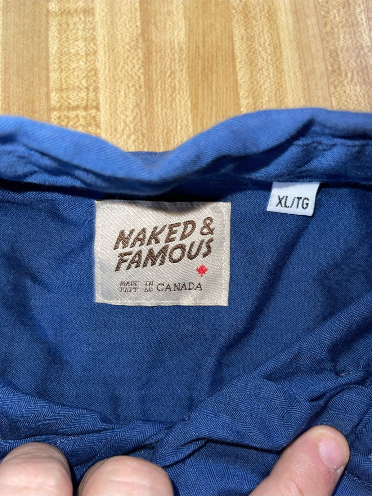 Naked And Famous Button Down XL