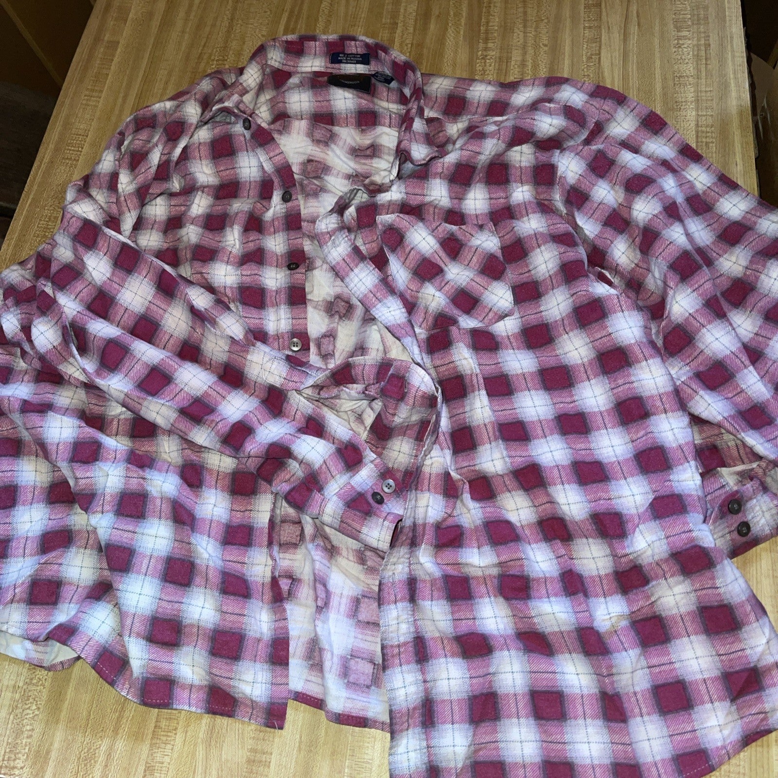 saugatuck flannel shirt 3X